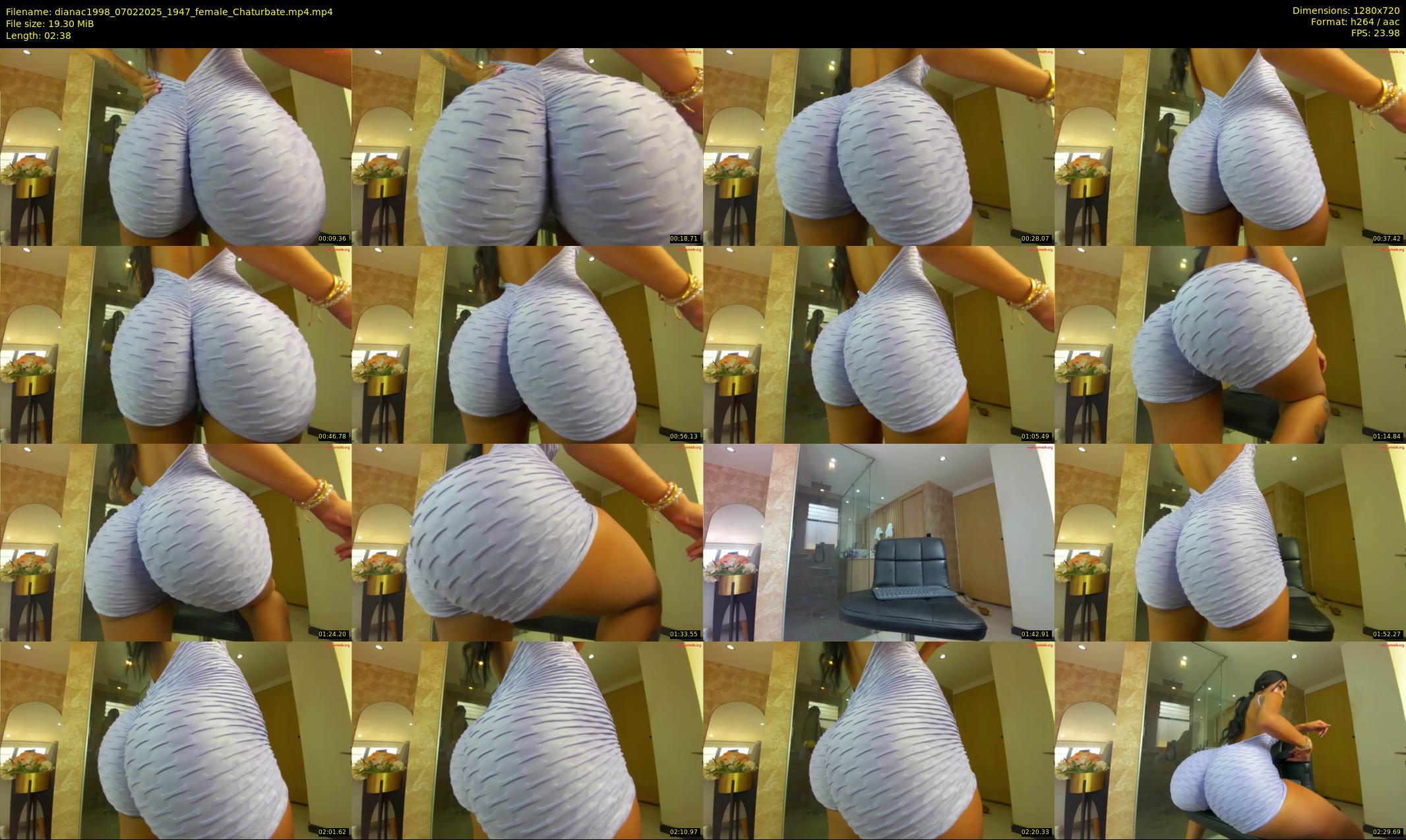 dianac1998 — 3 minute Chaturbate female cam show recording, 720p, Feb 7, 2025