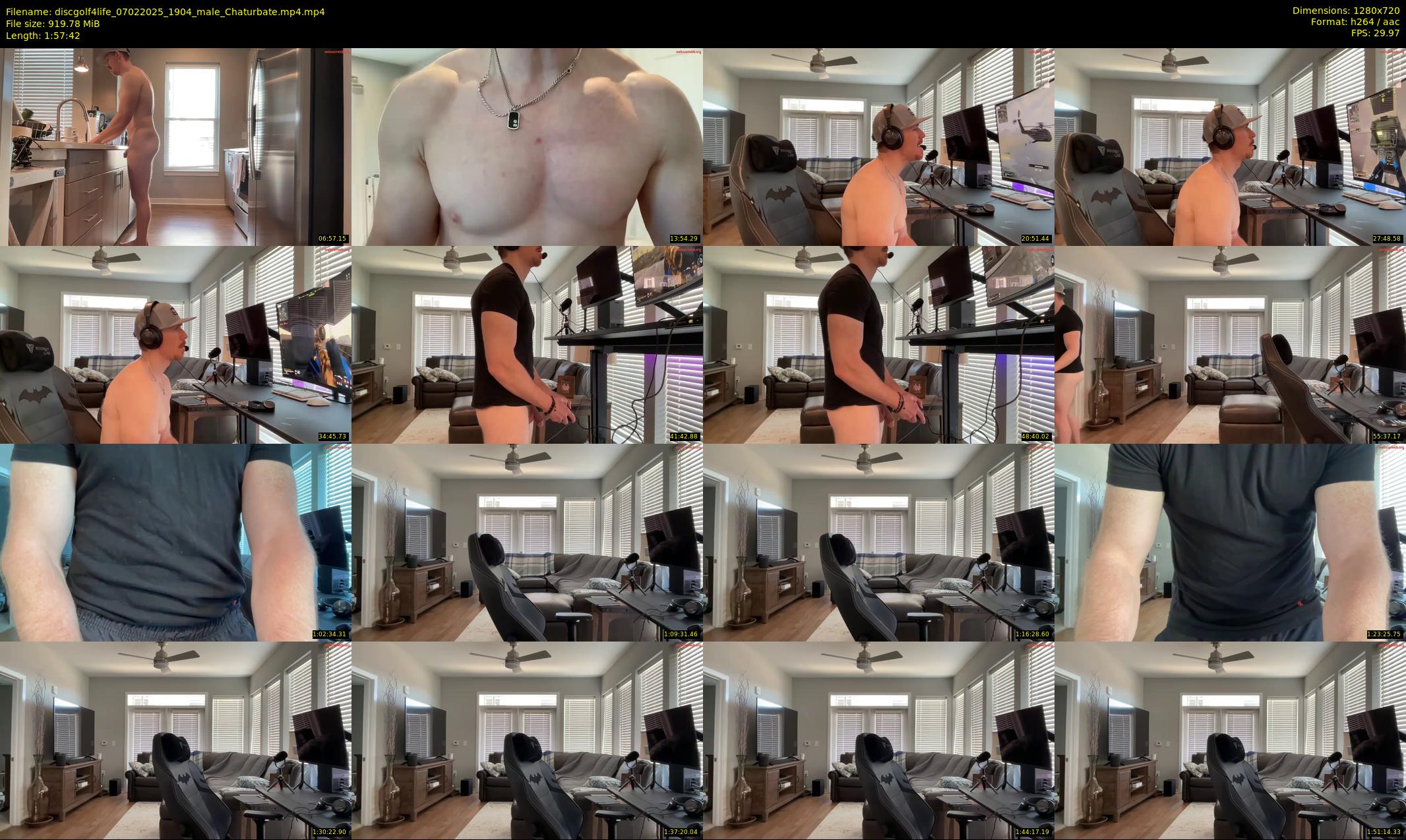 discgolf4life — 118 minute Chaturbate male cam show recording, 720p, Feb 7, 2025