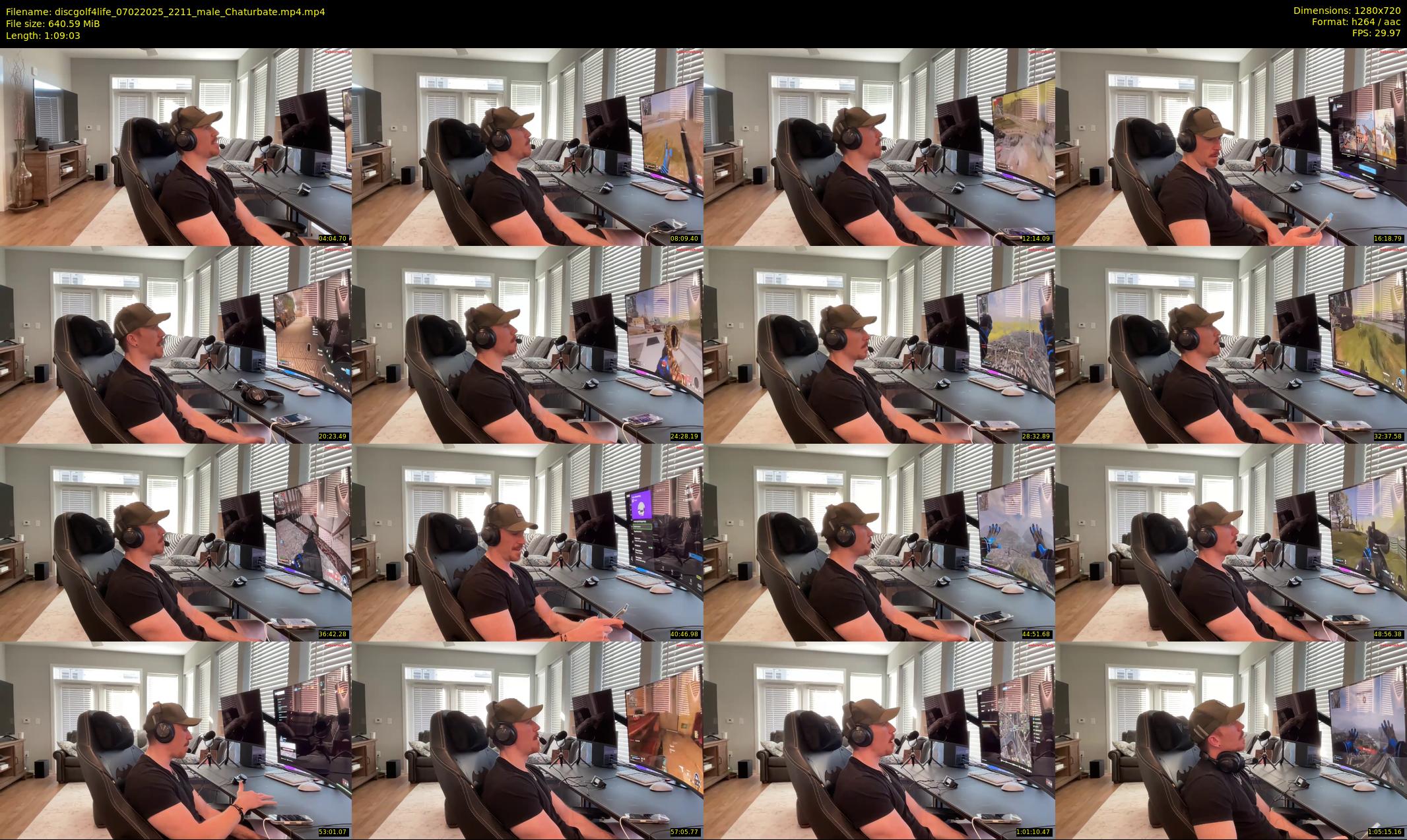 discgolf4life — 70 minute Chaturbate male cam show recording, 720p, Feb 7, 2025