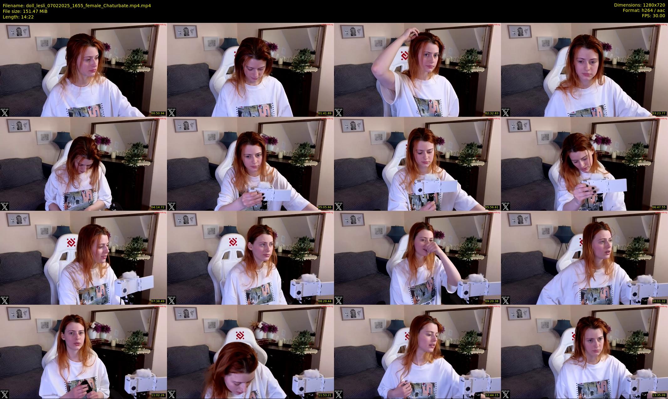 doll_lesli — 15 minute Chaturbate female cam show recording, 720p, Feb 7, 2025