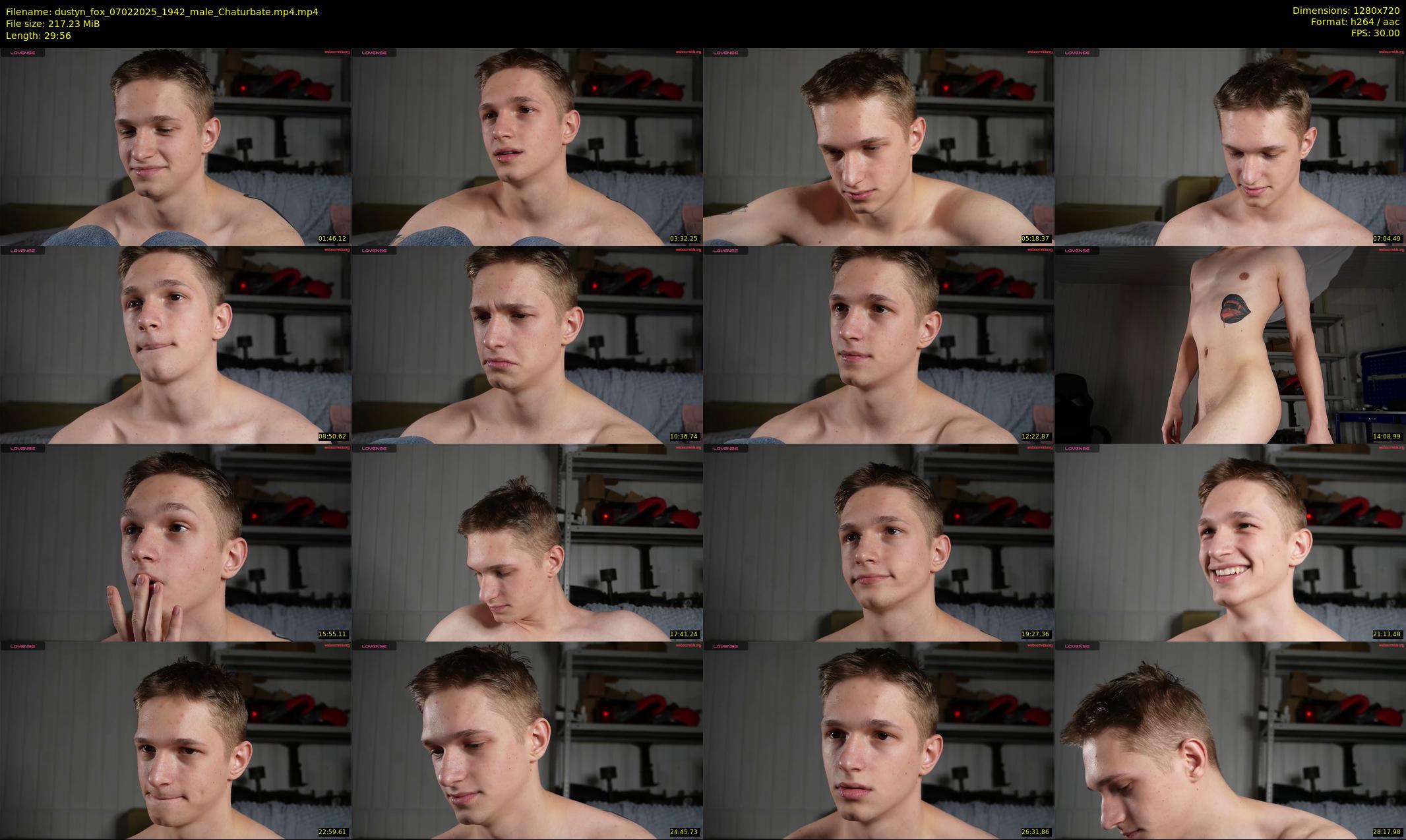 dustyn_fox — 30 minute Chaturbate male cam show recording, 720p, Feb 7, 2025