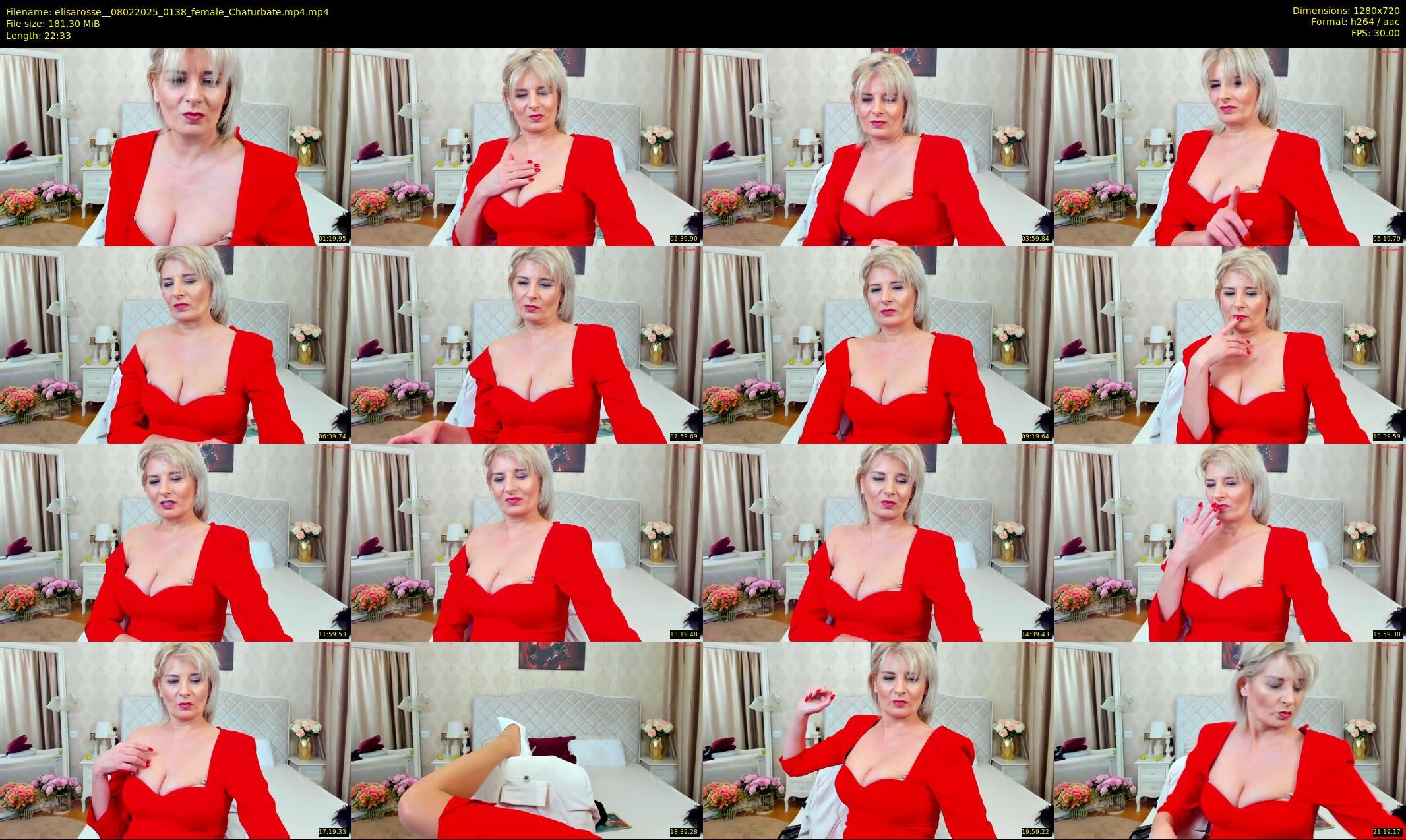 elisarosse_ — 23 minute Chaturbate female cam show recording, 720p, Feb 8, 2025