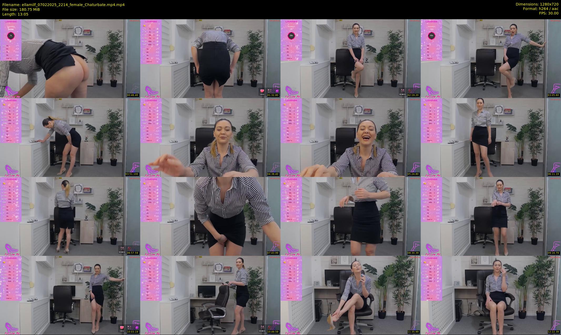 ellamilf — 14 minute Chaturbate female cam show recording, 720p, Feb 7, 2025