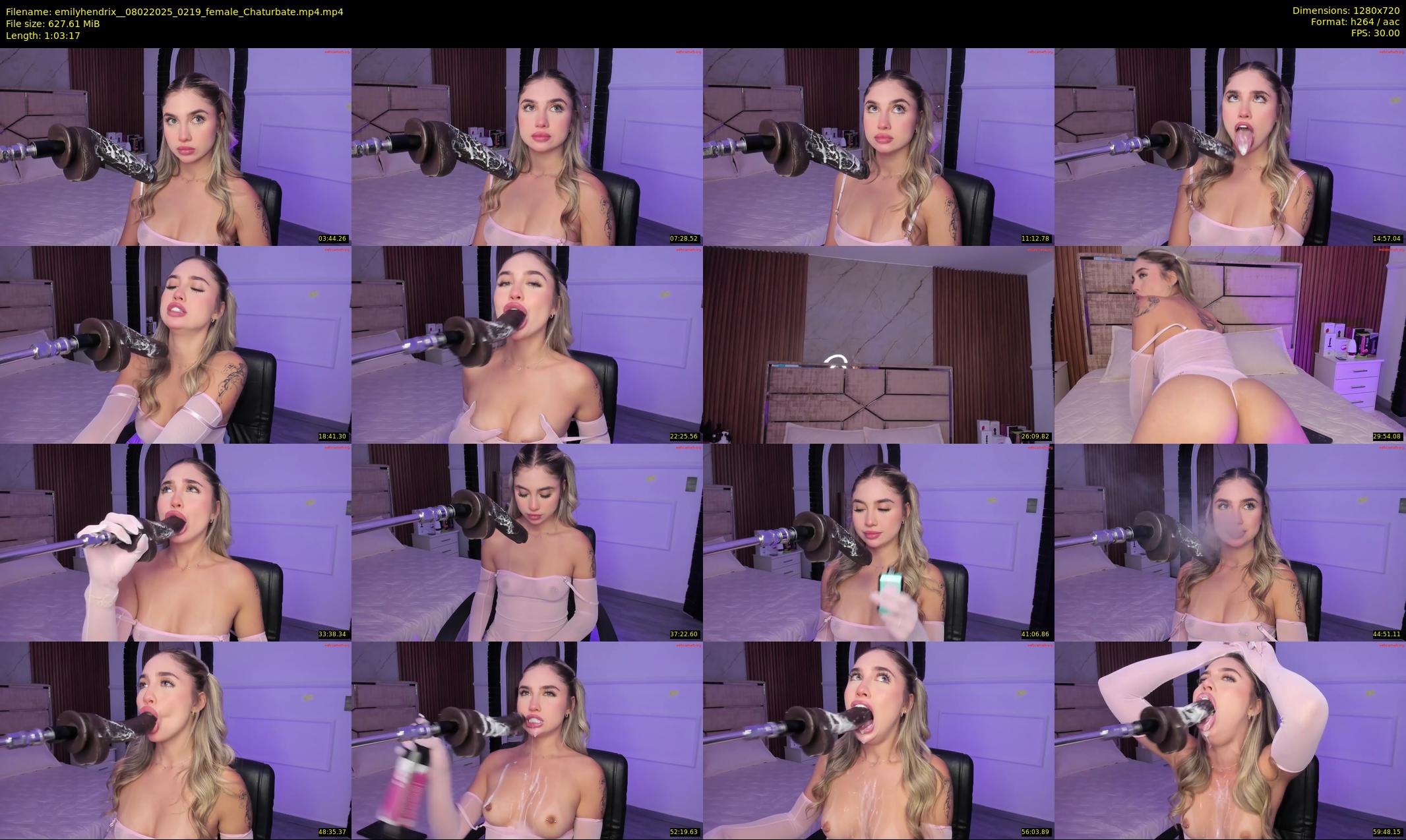 emilyhendrix_ — 64 minute Chaturbate couple cam show recording, 720p, Feb 8, 2025