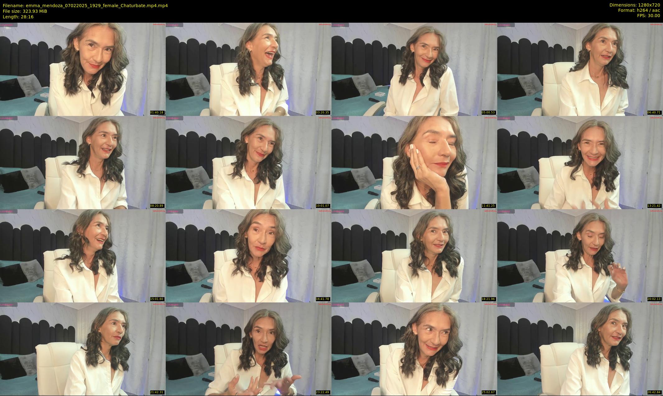 emma_mendoza — 29 minute Chaturbate female cam show recording, 720p, Feb 7, 2025