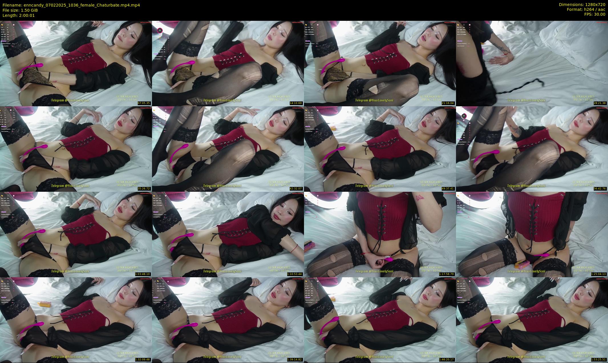 enncandy — 121 minute Chaturbate female cam show recording, 720p, Feb 7, 2025