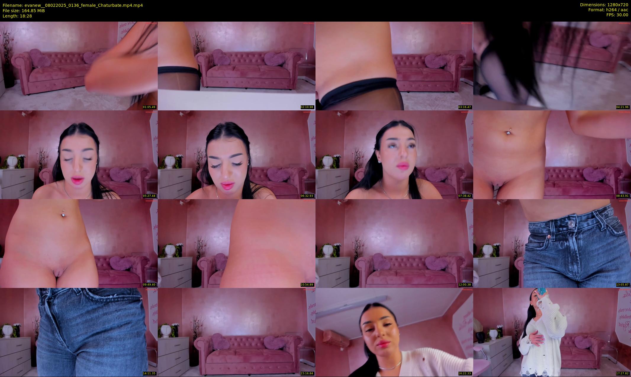 evanew_ — 19 minute Chaturbate female cam show recording, 720p, Feb 8, 2025