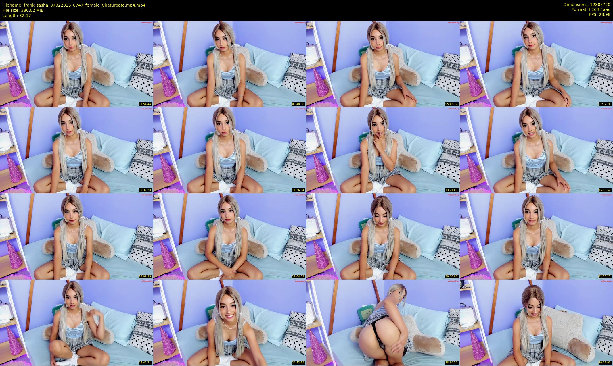 frank_sasha — 33 minute Chaturbate couple cam show recording, 720p, Feb 7, 2025