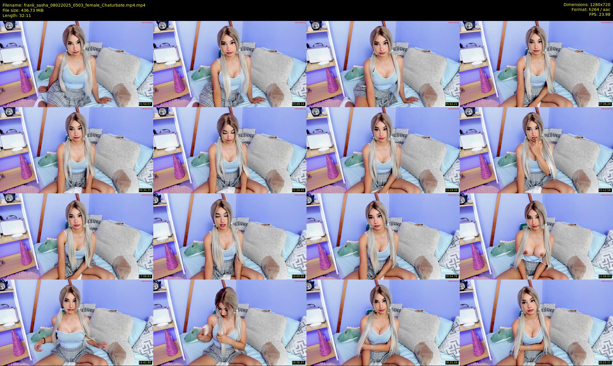 frank_sasha — 33 minute Chaturbate couple cam show recording, 720p, Feb 8, 2025