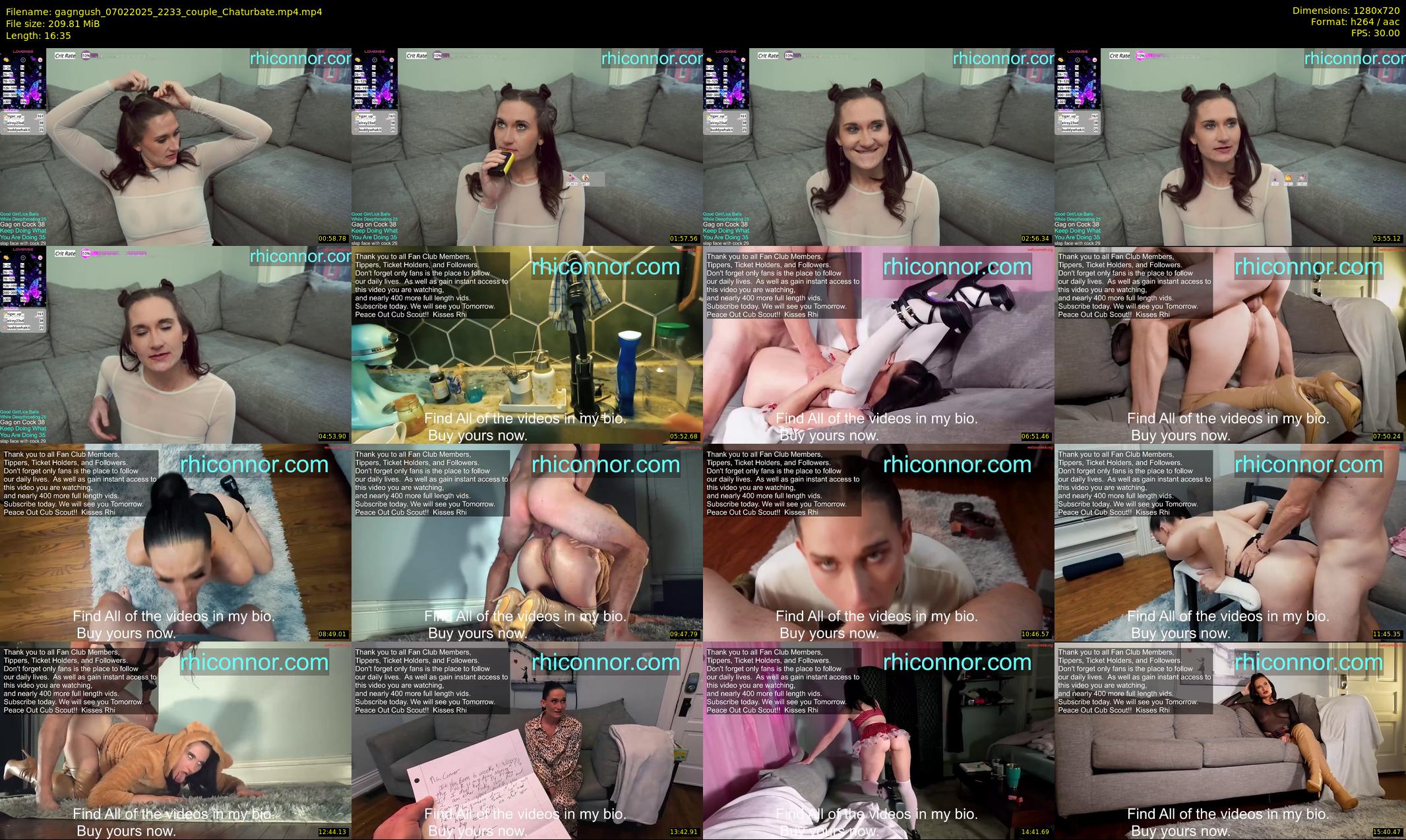 gagngush — 17 minute Chaturbate couple cam show recording, 720p, Feb 7, 2025