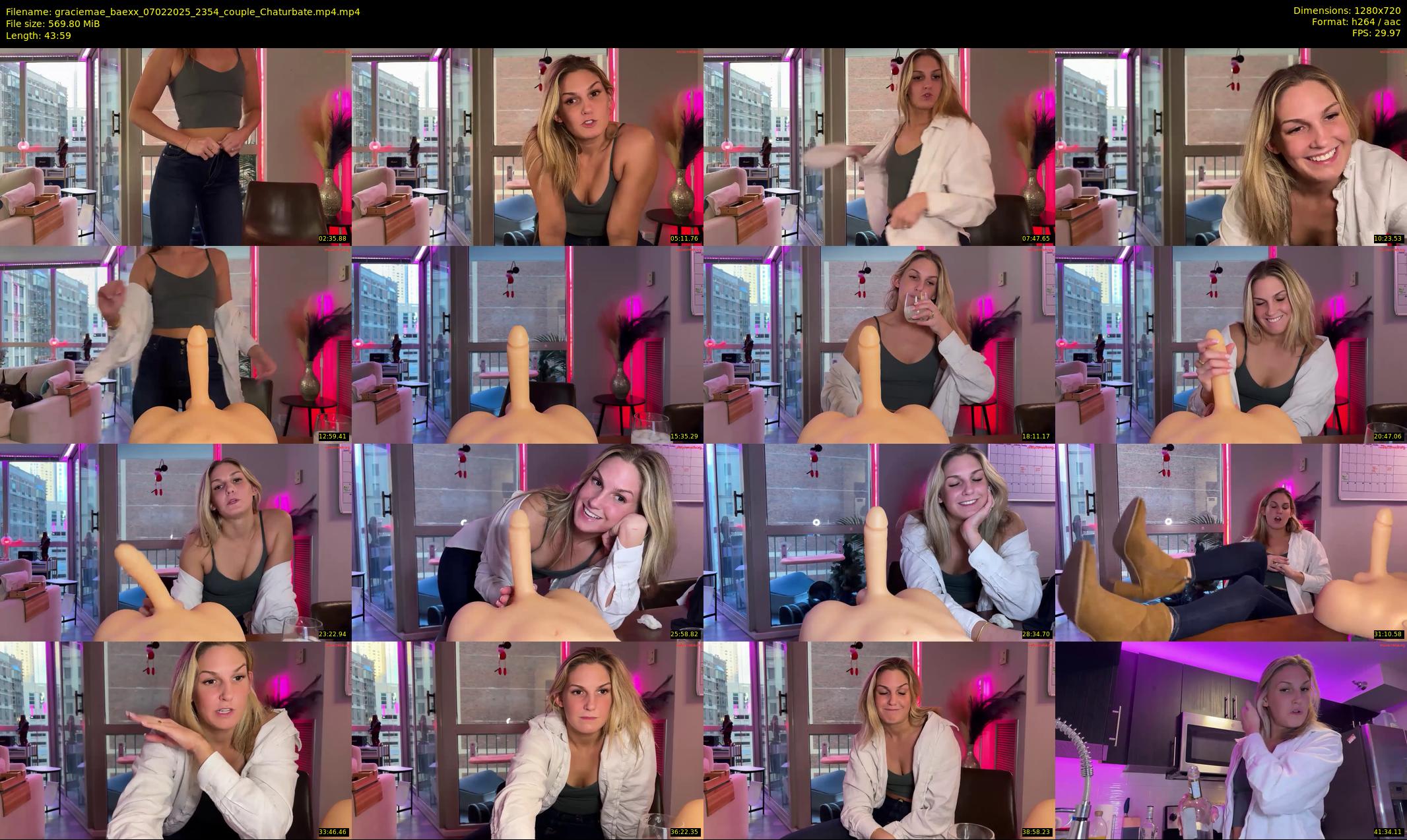 graciemae_baexx — 44 minute Chaturbate female cam show recording, 720p, Feb 7, 2025