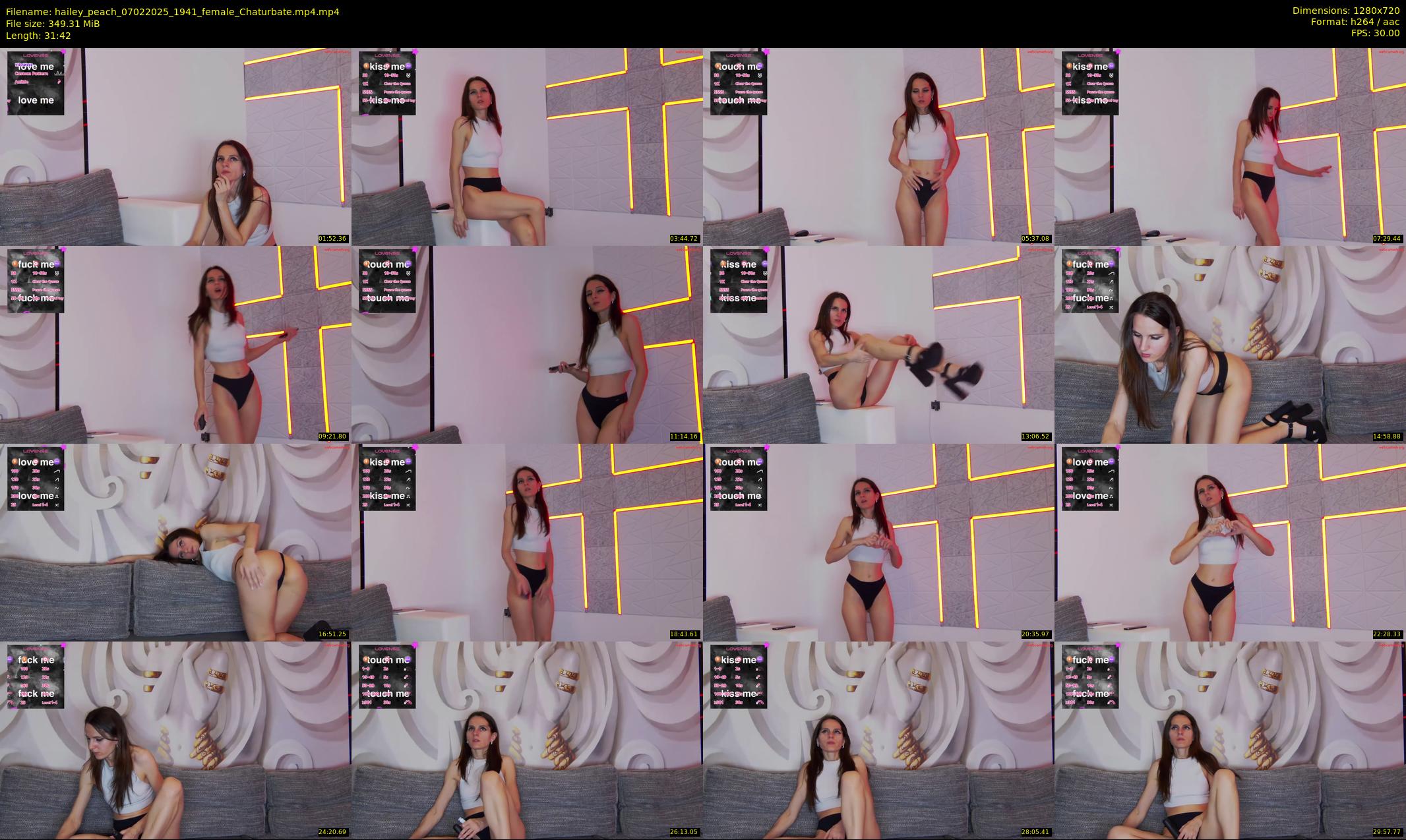 hailey_peach — 32 minute Chaturbate female cam show recording, 720p, Feb 7, 2025