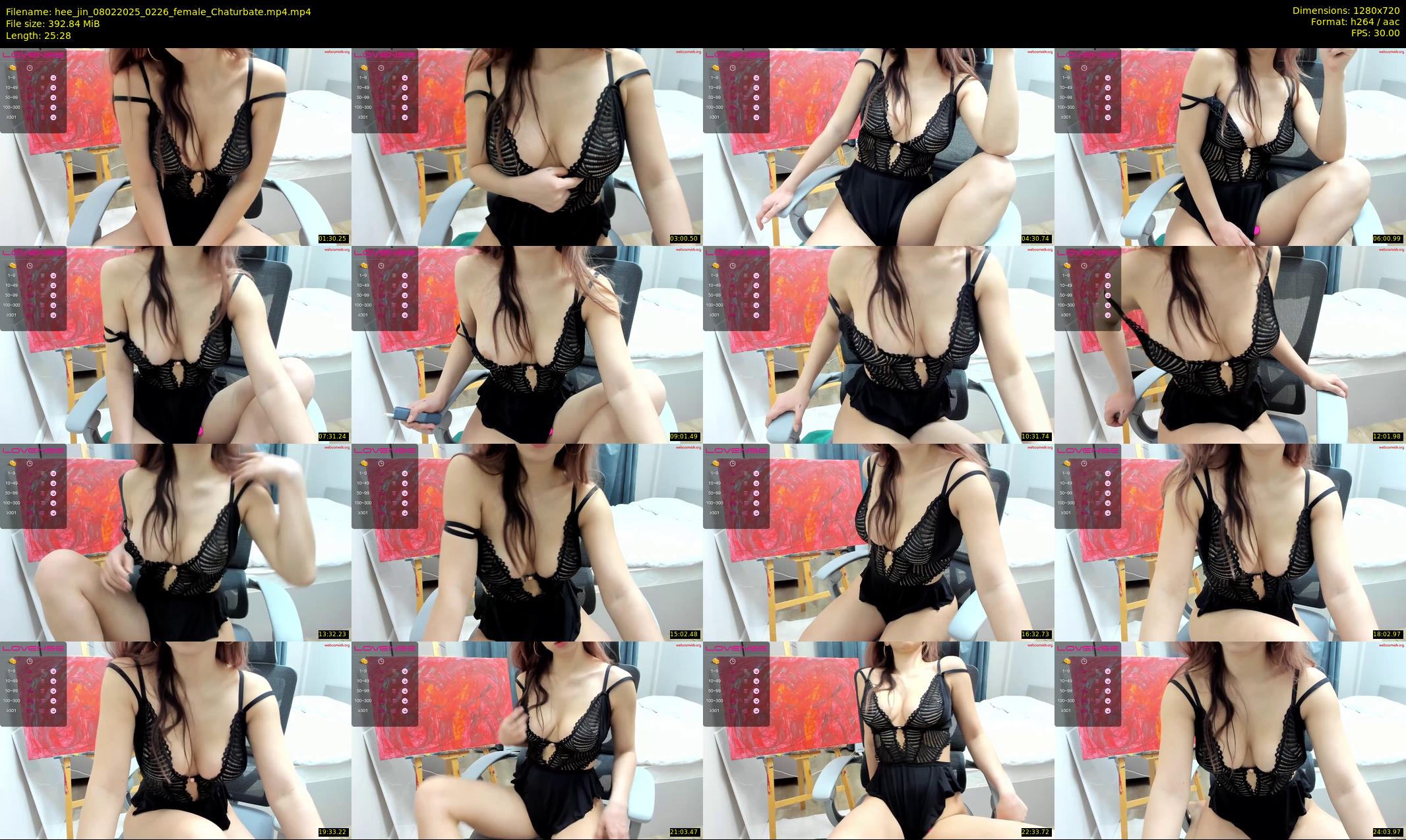 hee_jin — 26 minute Chaturbate female cam show recording, 720p, Feb 8, 2025