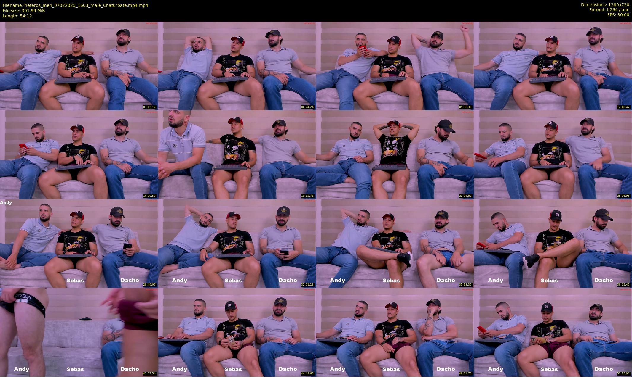 heteros_men — 55 minute Chaturbate male cam show recording, 720p, Feb 7, 2025
