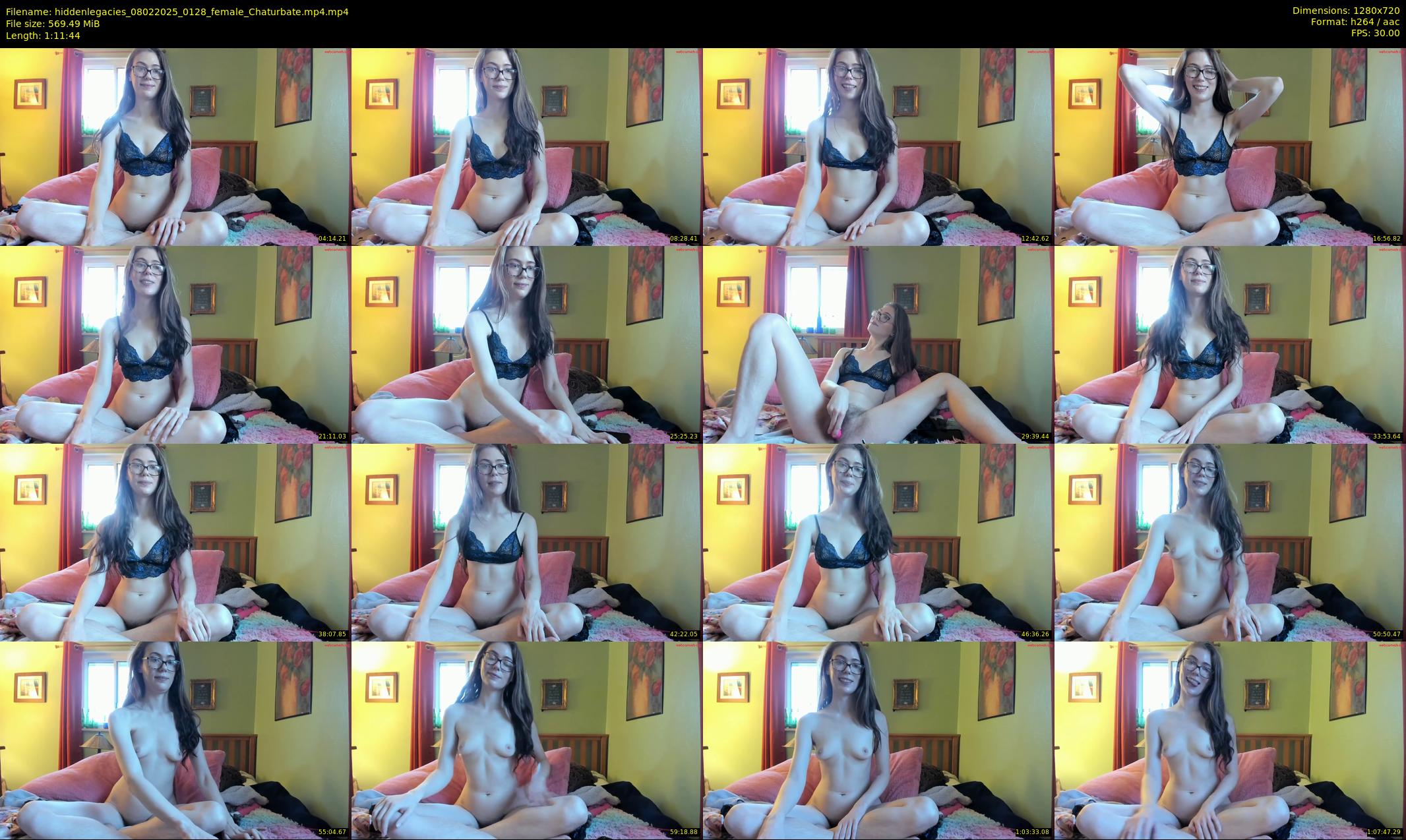 hiddenlegacies — 72 minute Chaturbate female cam show recording, 720p, Feb 8, 2025