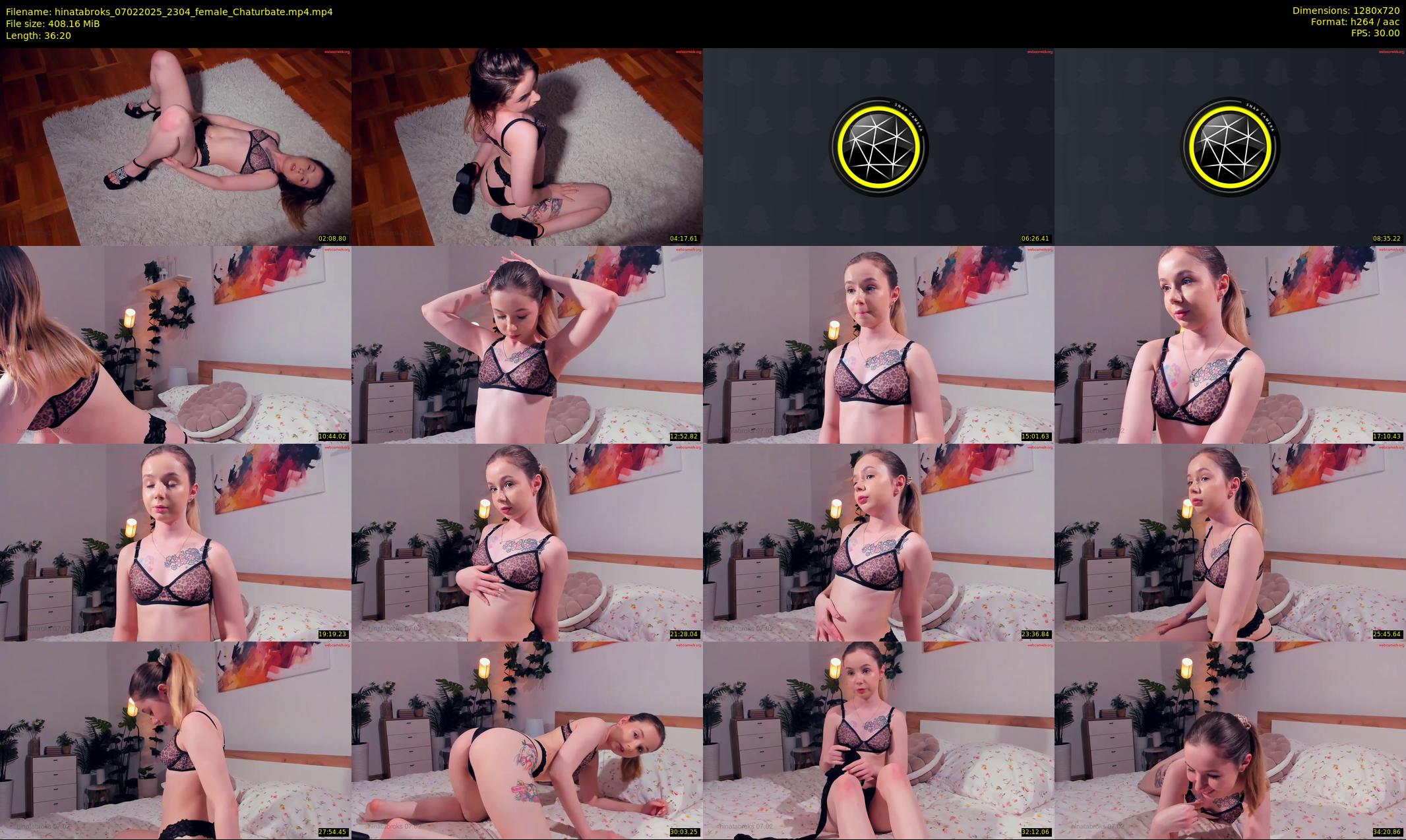 hinatabroks — 37 minute Chaturbate female cam show recording, 720p, Feb 7, 2025