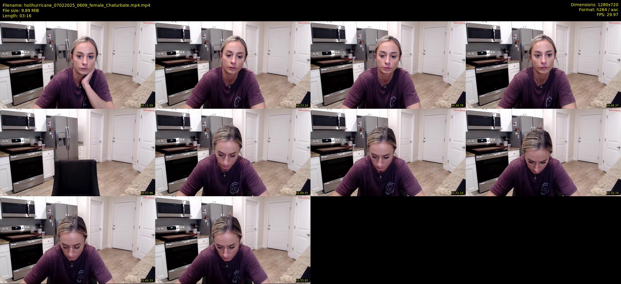 holihurricane — 4 minute Chaturbate female cam show recording, 720p, Feb 7, 2025