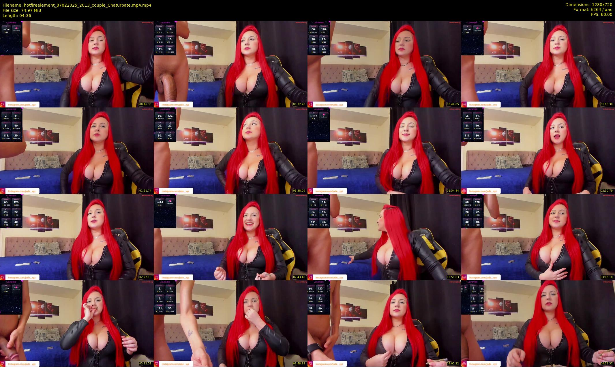 hotfireelement — 5 minute Chaturbate couple cam show recording, 720p, Feb 7, 2025