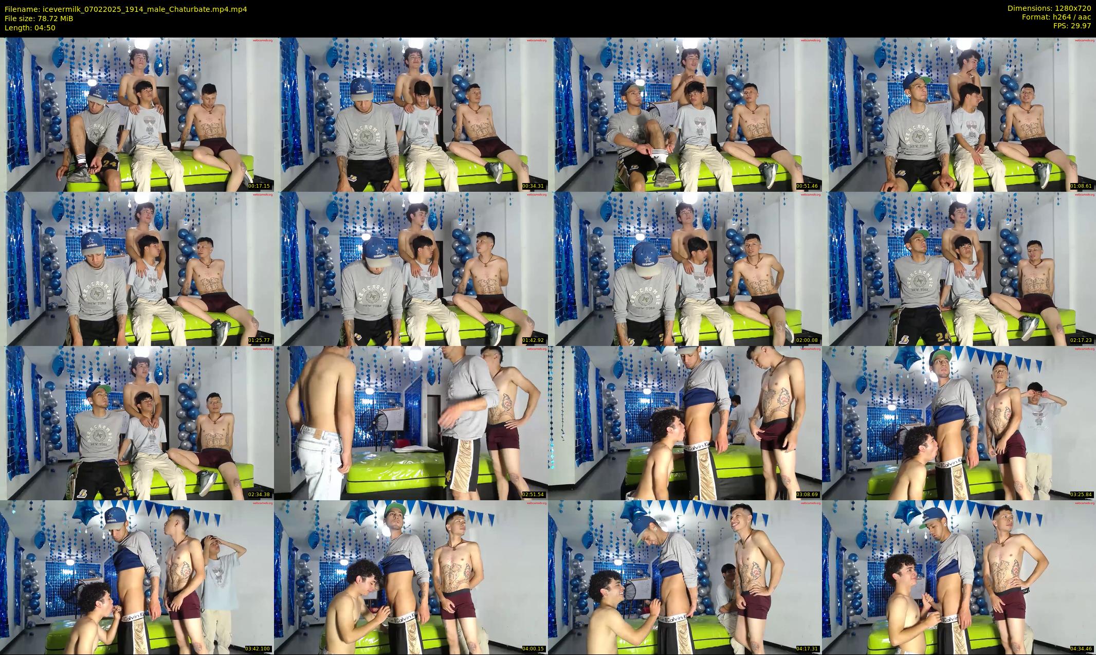icevermilk — 5 minute Chaturbate male cam show recording, 720p, Feb 7, 2025