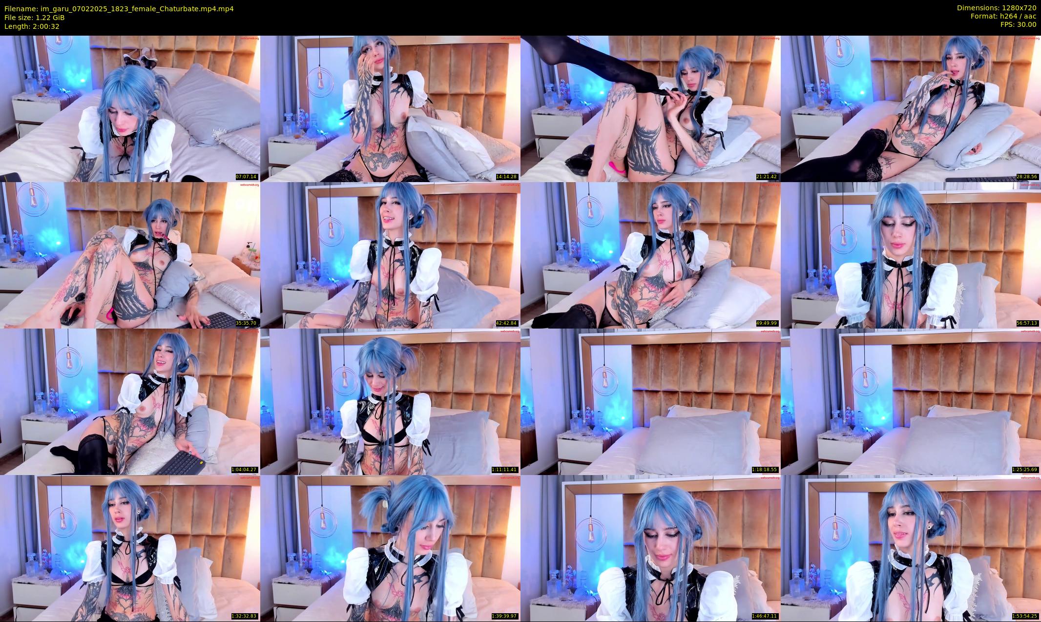 im_garu — 121 minute Chaturbate female cam show recording, 720p, Feb 7, 2025