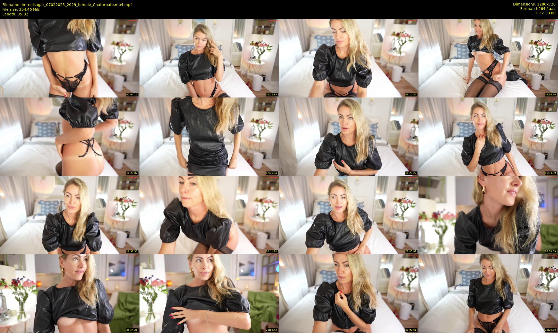 imrealsugar — 36 minute Chaturbate female cam show recording, 720p, Feb 7, 2025