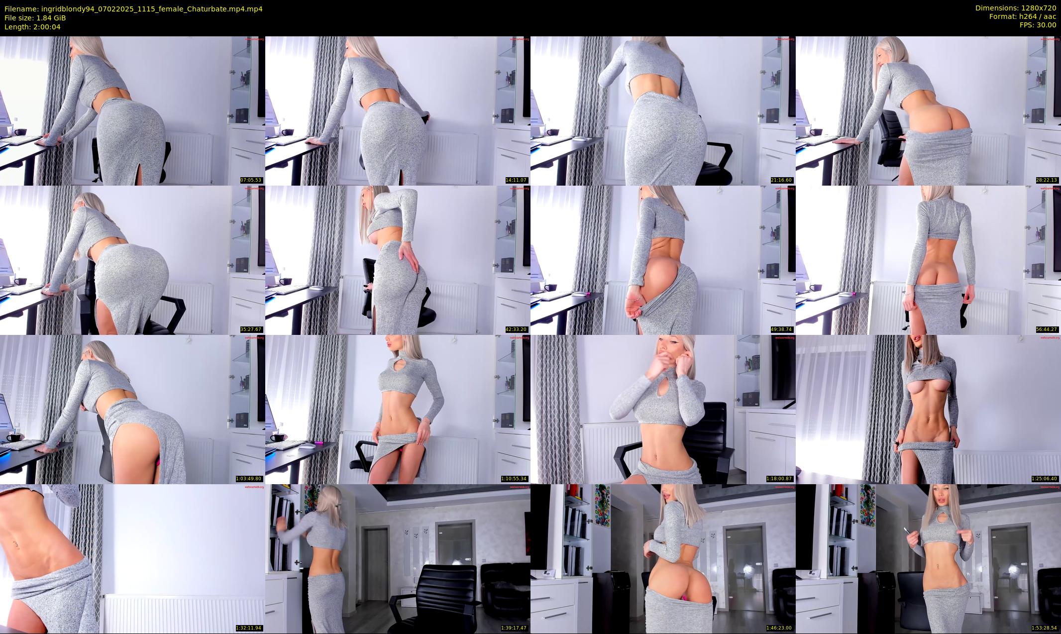 ingridblondy94 — 121 minute Chaturbate female cam show recording, 720p, Feb 7, 2025