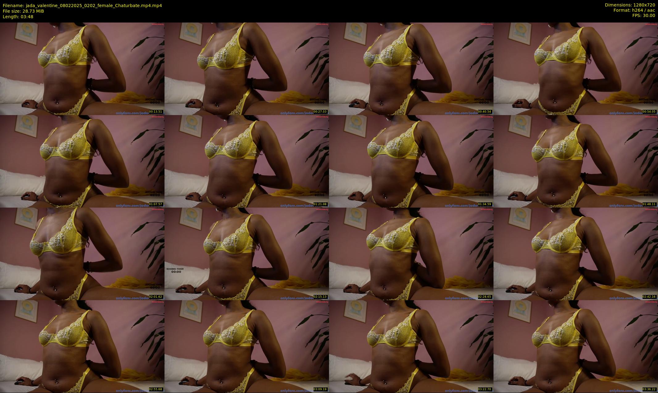 jada_valentine — 4 minute Chaturbate female cam show recording, 720p, Feb 8, 2025