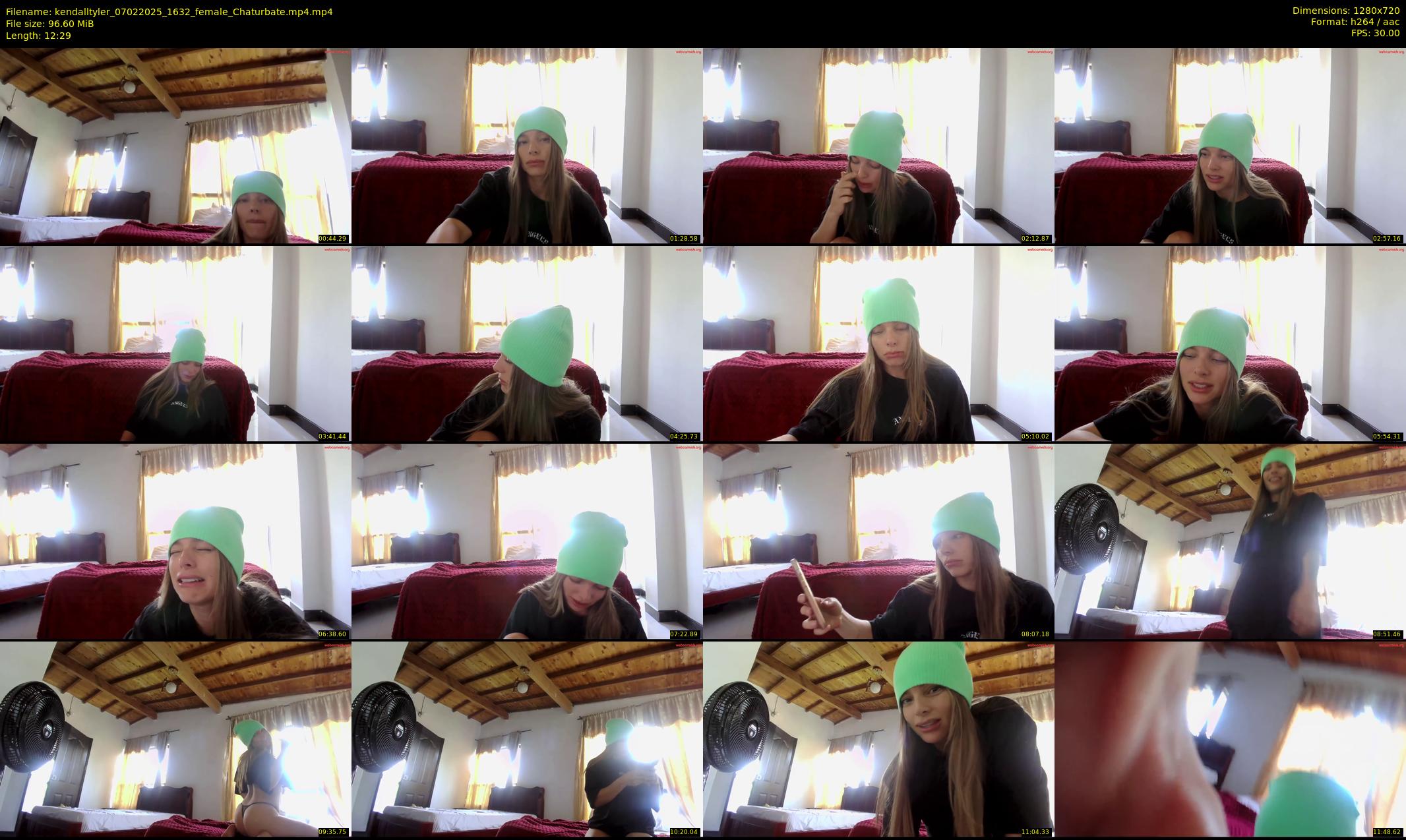 kendalltyler — 13 minute Chaturbate female cam show recording, 720p, Feb 7, 2025