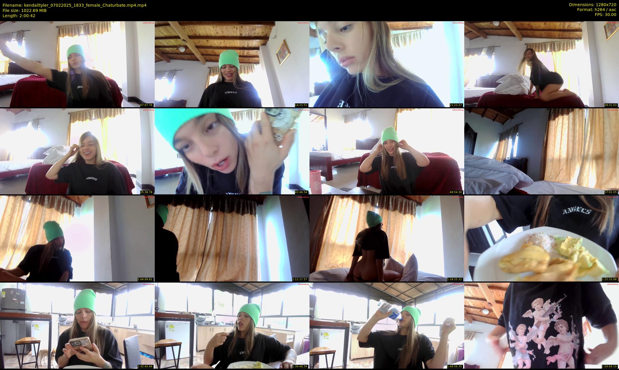 kendalltyler — 121 minute Chaturbate female cam show recording, 720p, Feb 7, 2025