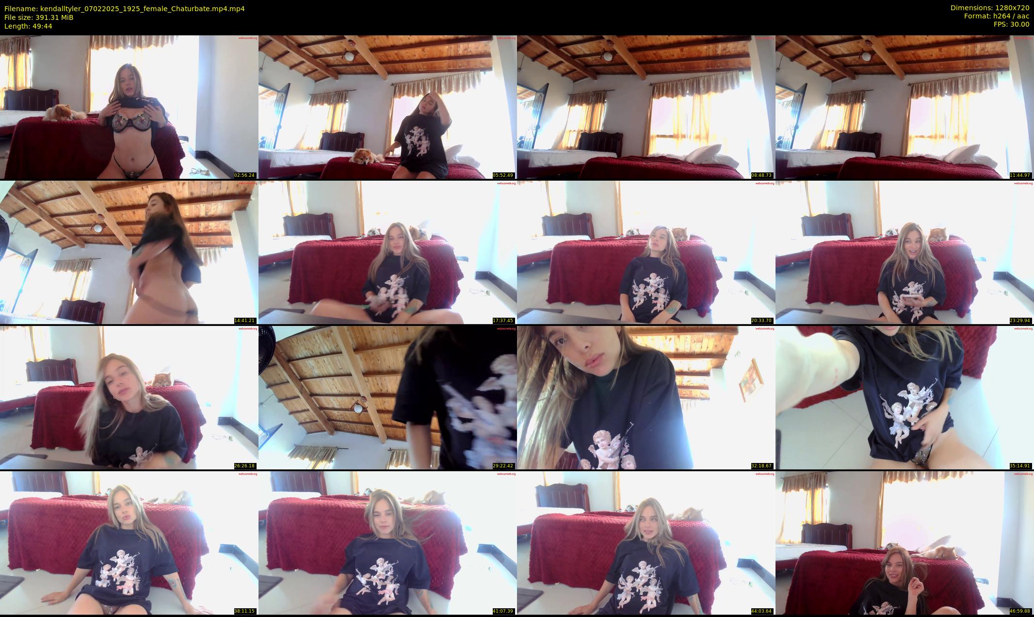 kendalltyler — 50 minute Chaturbate female cam show recording, 720p, Feb 7, 2025
