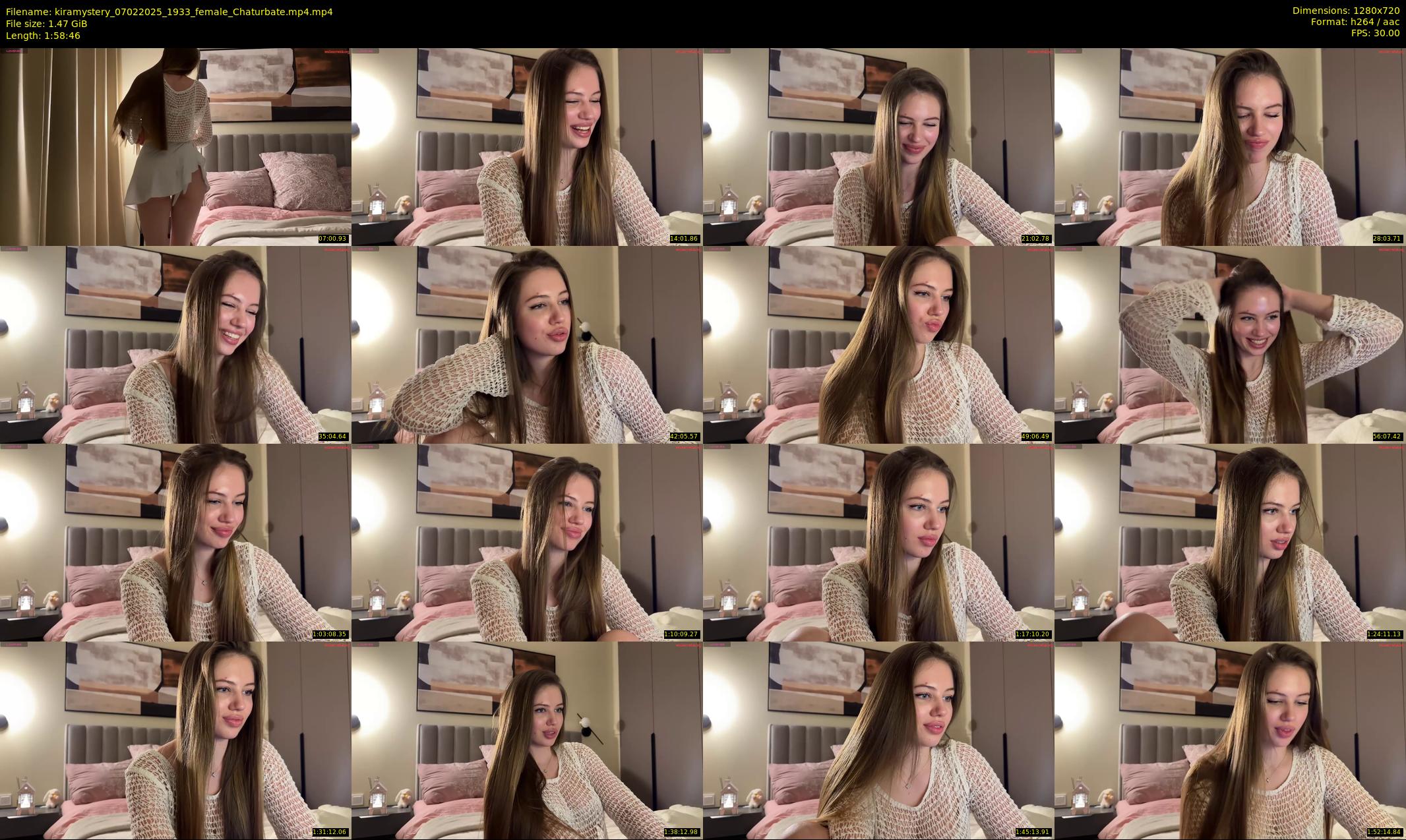 kiramystery — 119 minute Chaturbate female cam show recording, 720p, Feb 7, 2025