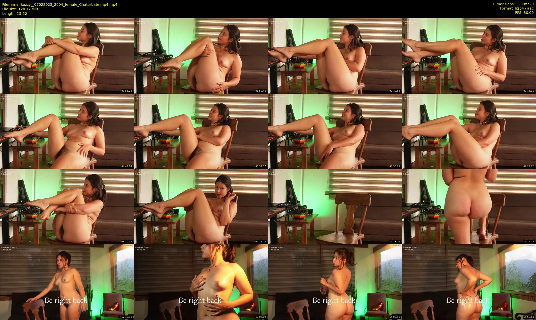 kozzy_ — 16 minute Chaturbate female cam show recording, 720p, Feb 7, 2025