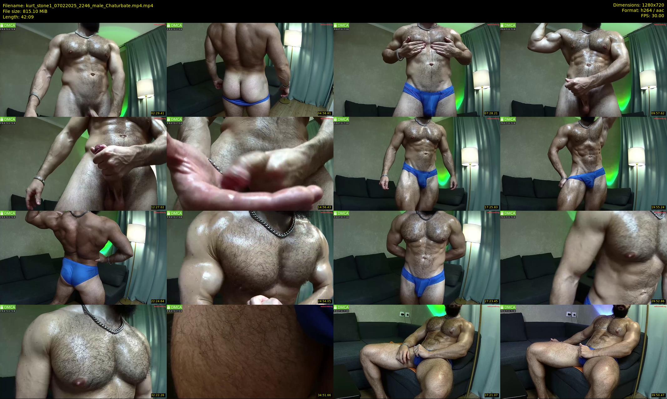 kurt_stone1 — 43 minute Chaturbate male cam show recording, 720p, Feb 7, 2025