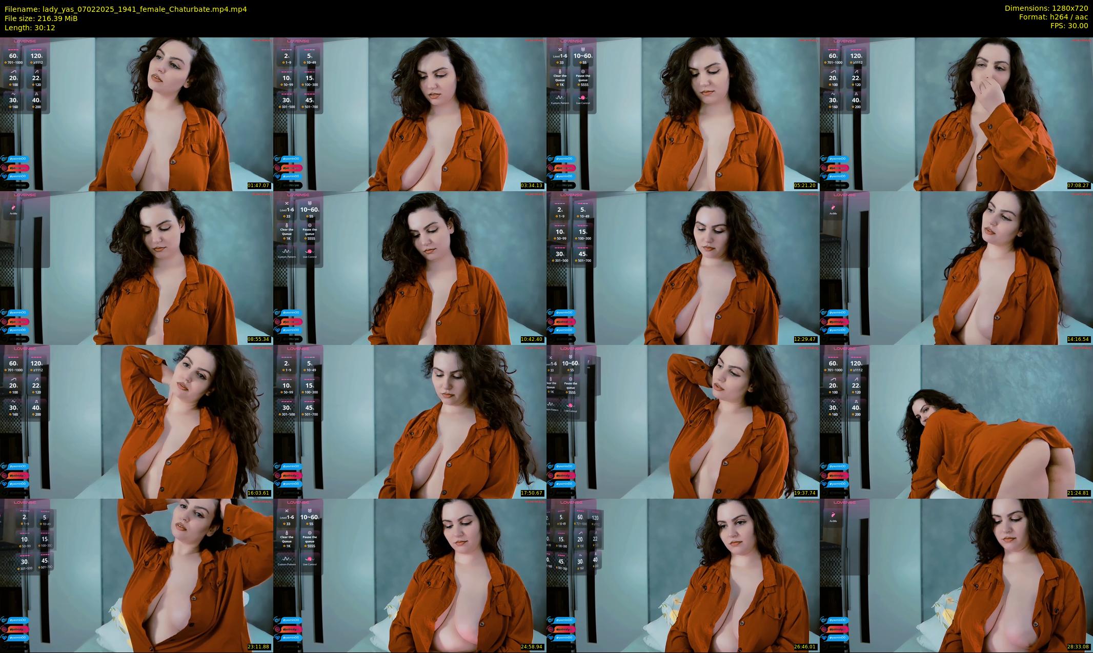 lady_yas — 31 minute Chaturbate female cam show recording, 720p, Feb 7, 2025