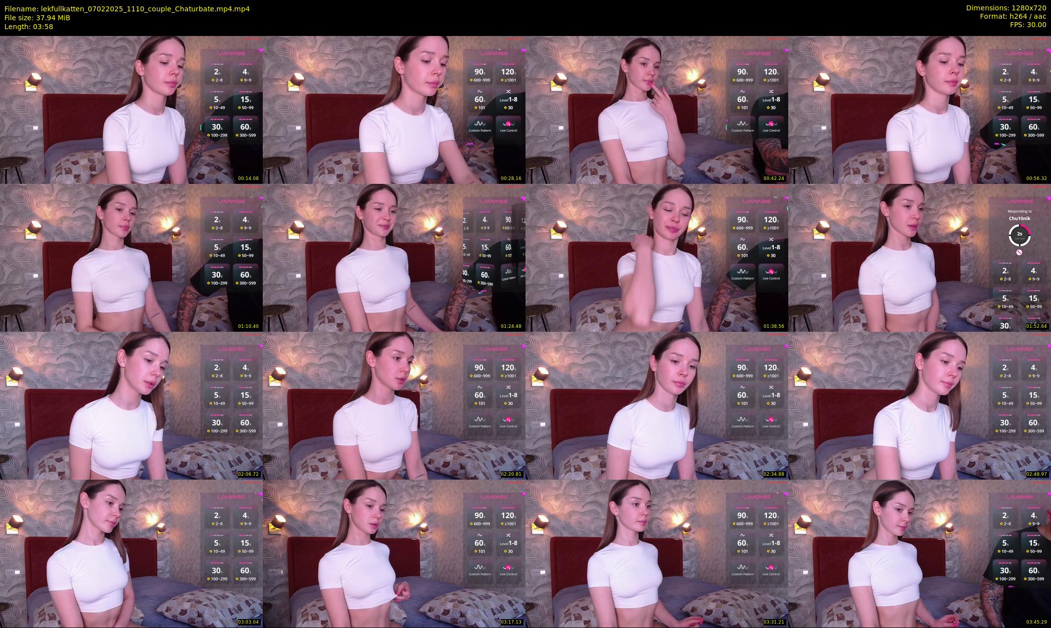 lekfullkatten — 4 minute Chaturbate couple cam show recording, 720p, Feb 7, 2025