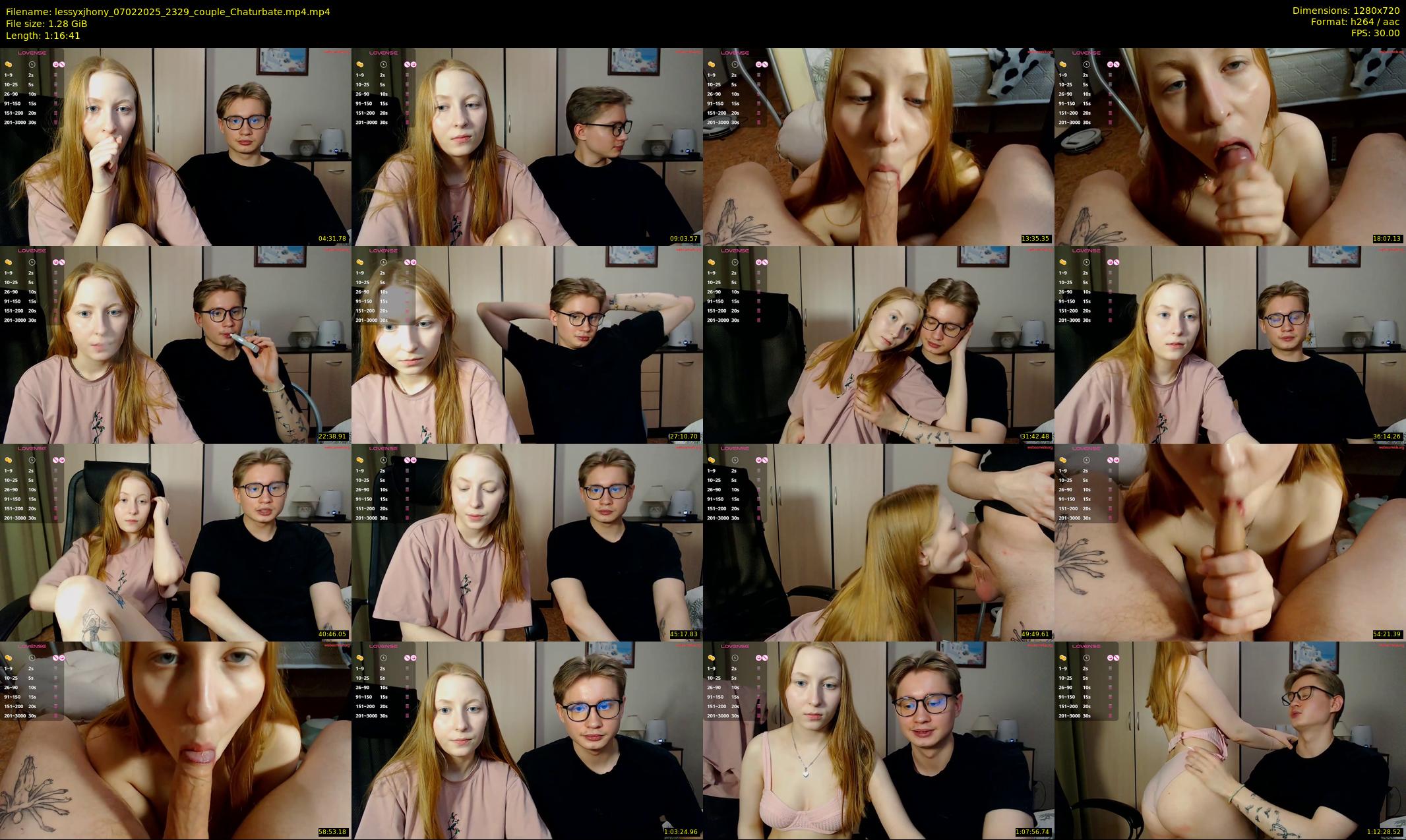 lessyxjhony — 77 minute Chaturbate couple cam show recording, 720p, Feb 7, 2025