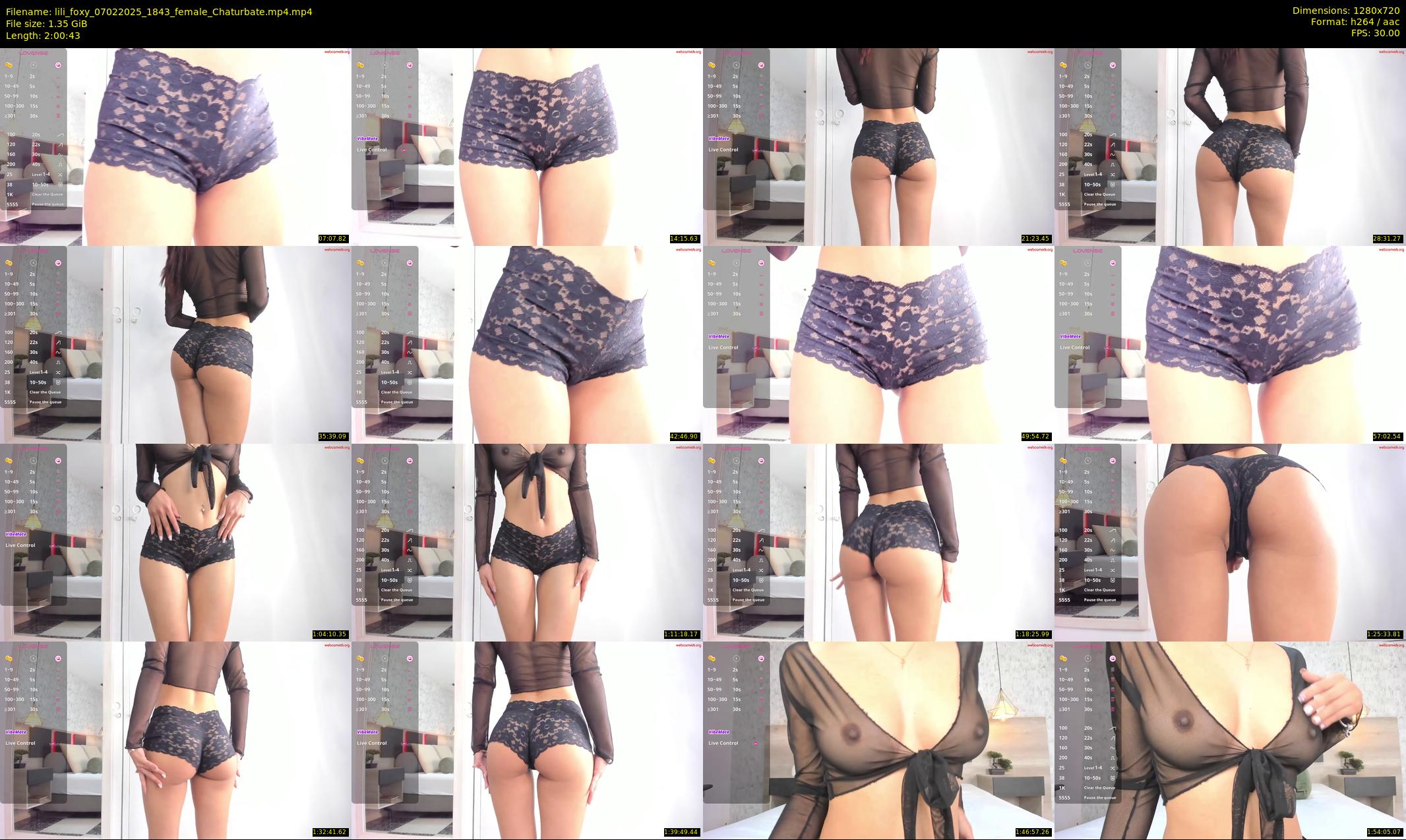 lili_foxy — 121 minute Chaturbate female cam show recording, 720p, Feb 7, 2025