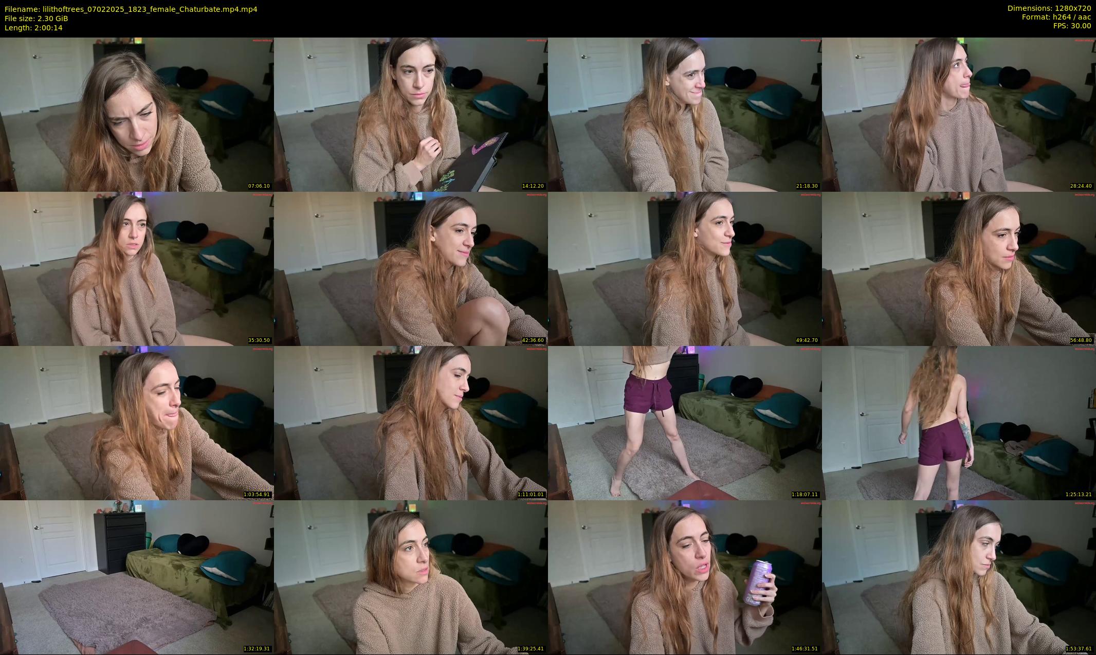 lilithoftrees — 121 minute Chaturbate female cam show recording, 720p, Feb 7, 2025