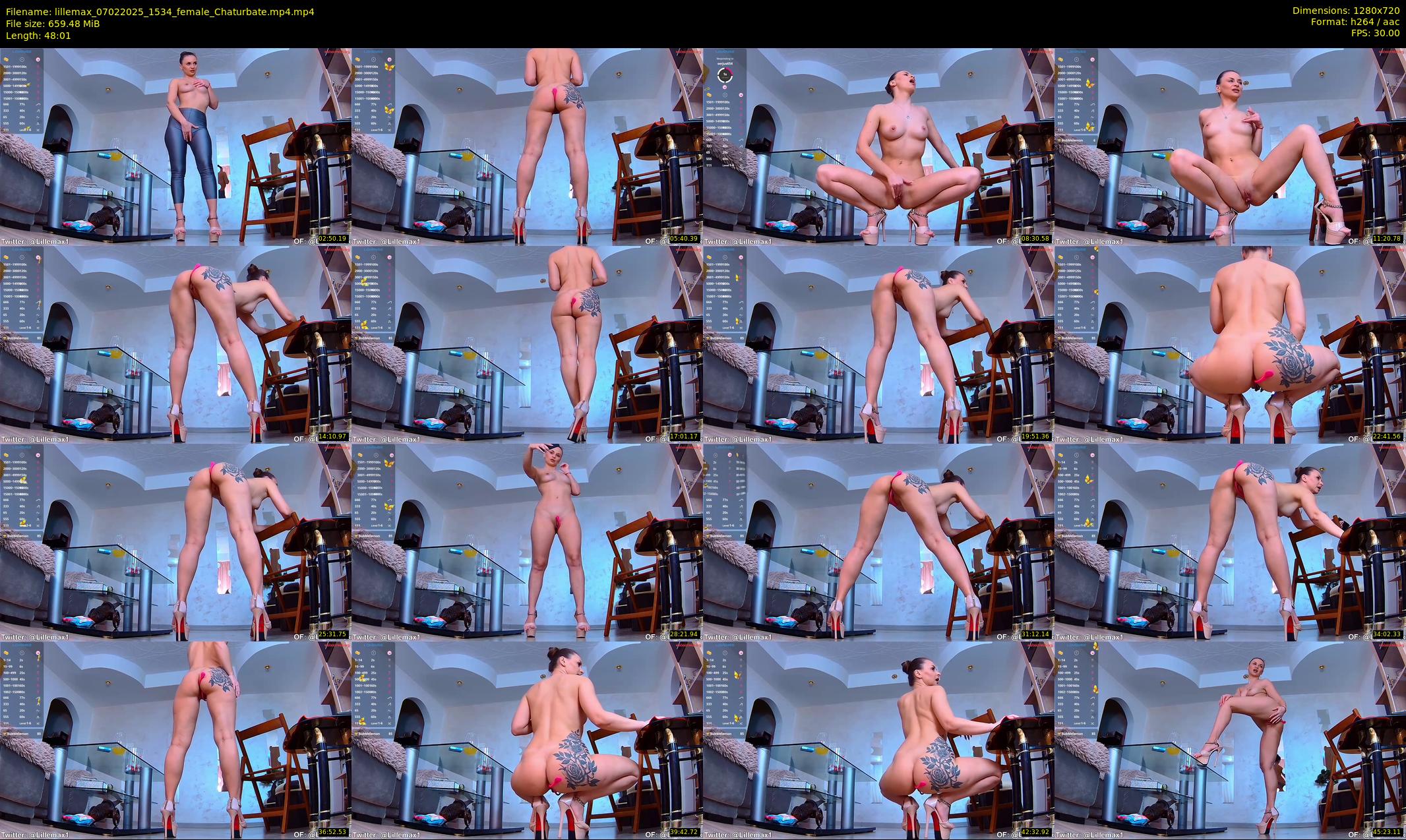 lillemax — 49 minute Chaturbate female cam show recording, 720p, Feb 7, 2025