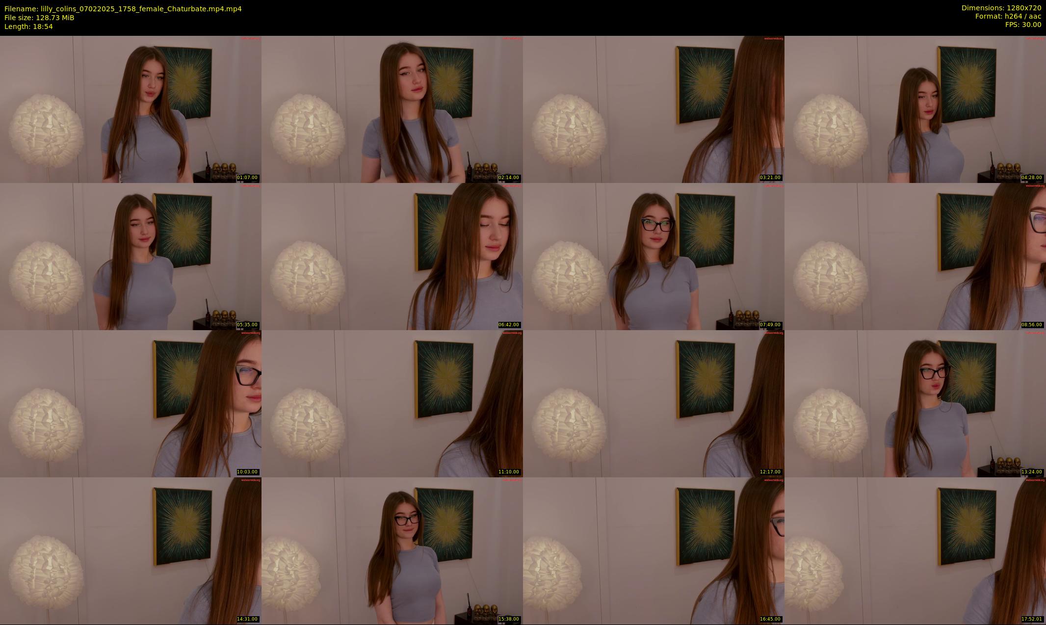 lilly_colins — 19 minute Chaturbate female cam show recording, 720p, Feb 7, 2025