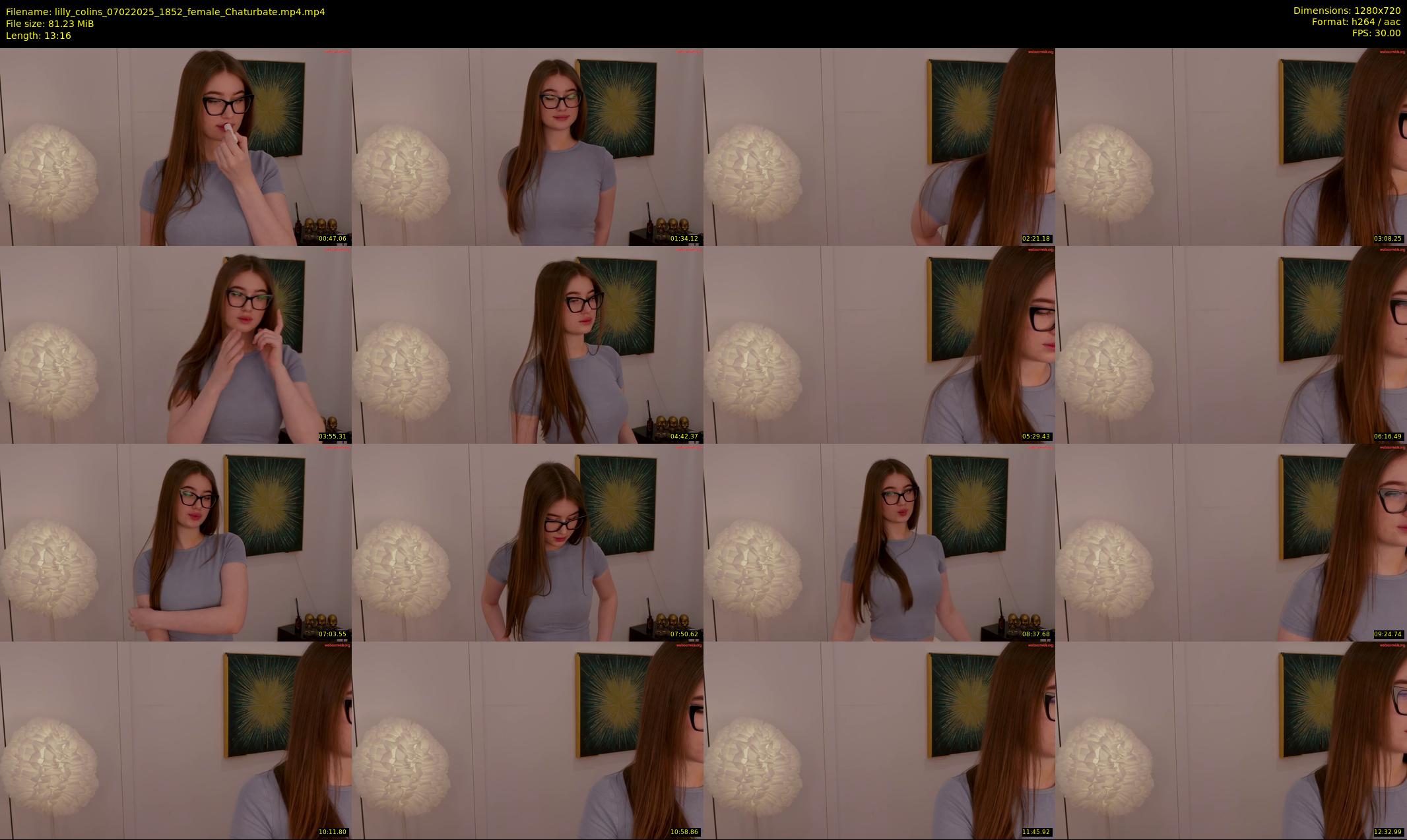 lilly_colins — 14 minute Chaturbate female cam show recording, 720p, Feb 7, 2025