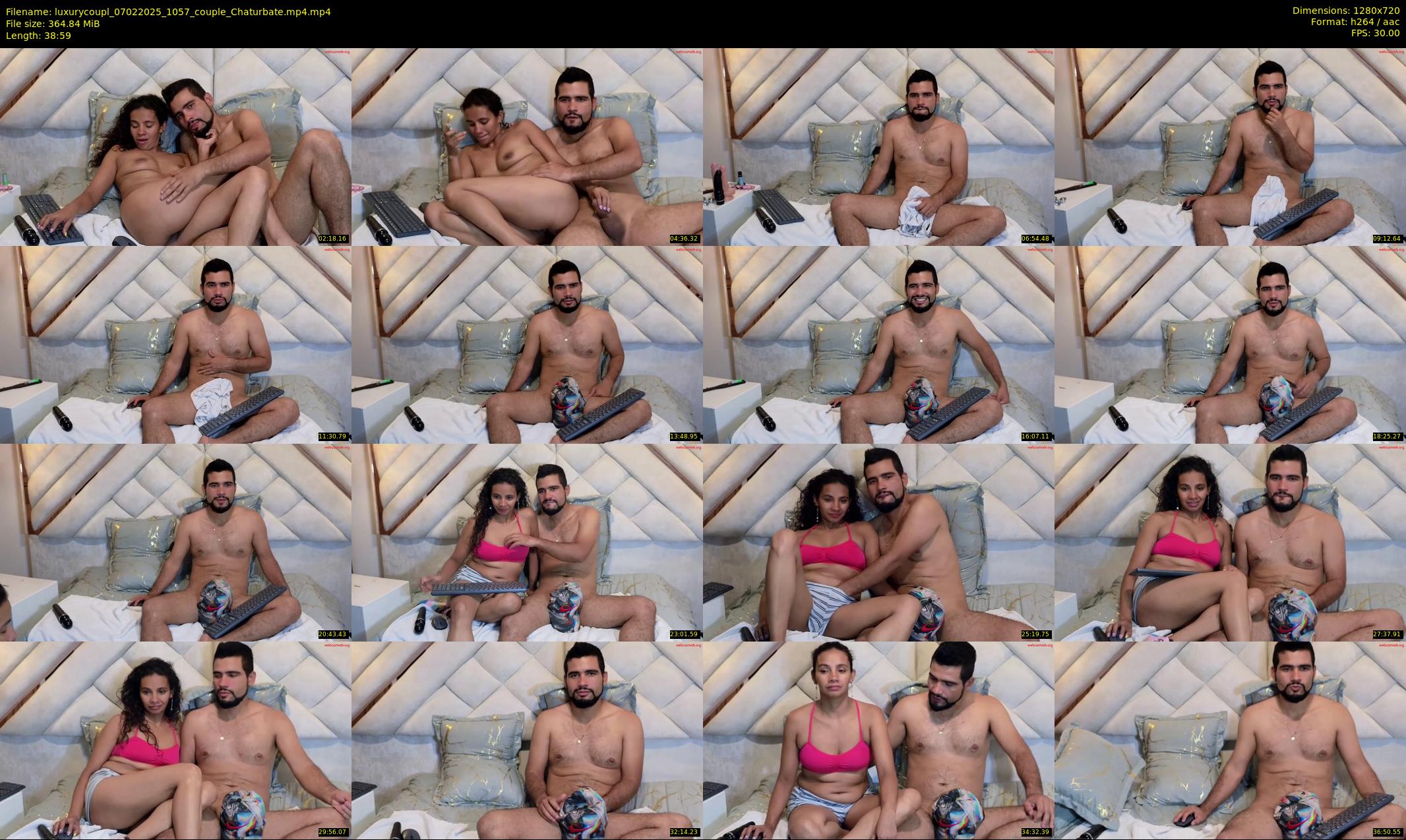 luxurycoupl — 39 minute Chaturbate couple cam show recording, 720p, Feb 7, 2025