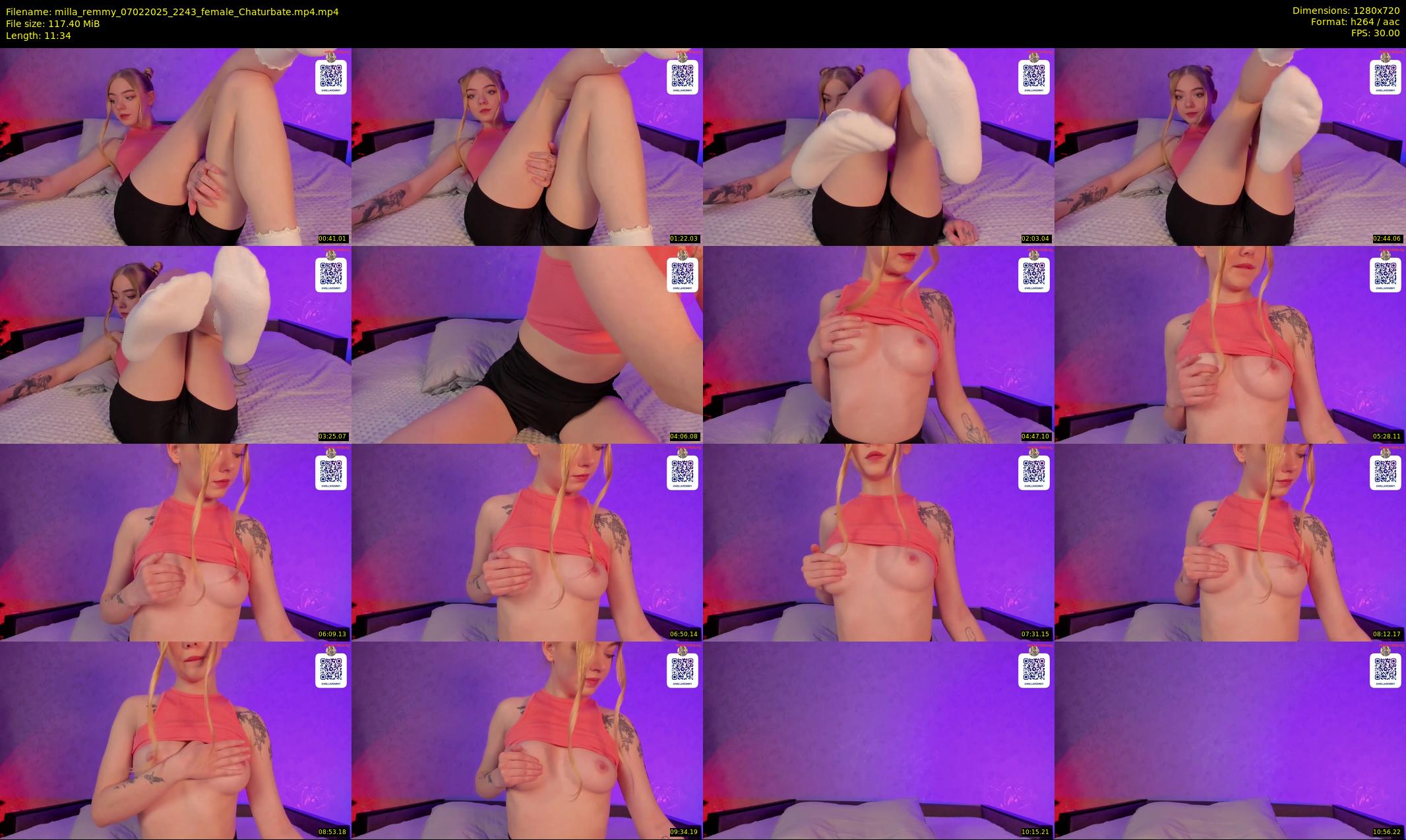 milla_remmy — 12 minute Chaturbate female cam show recording, 720p, Feb 7, 2025