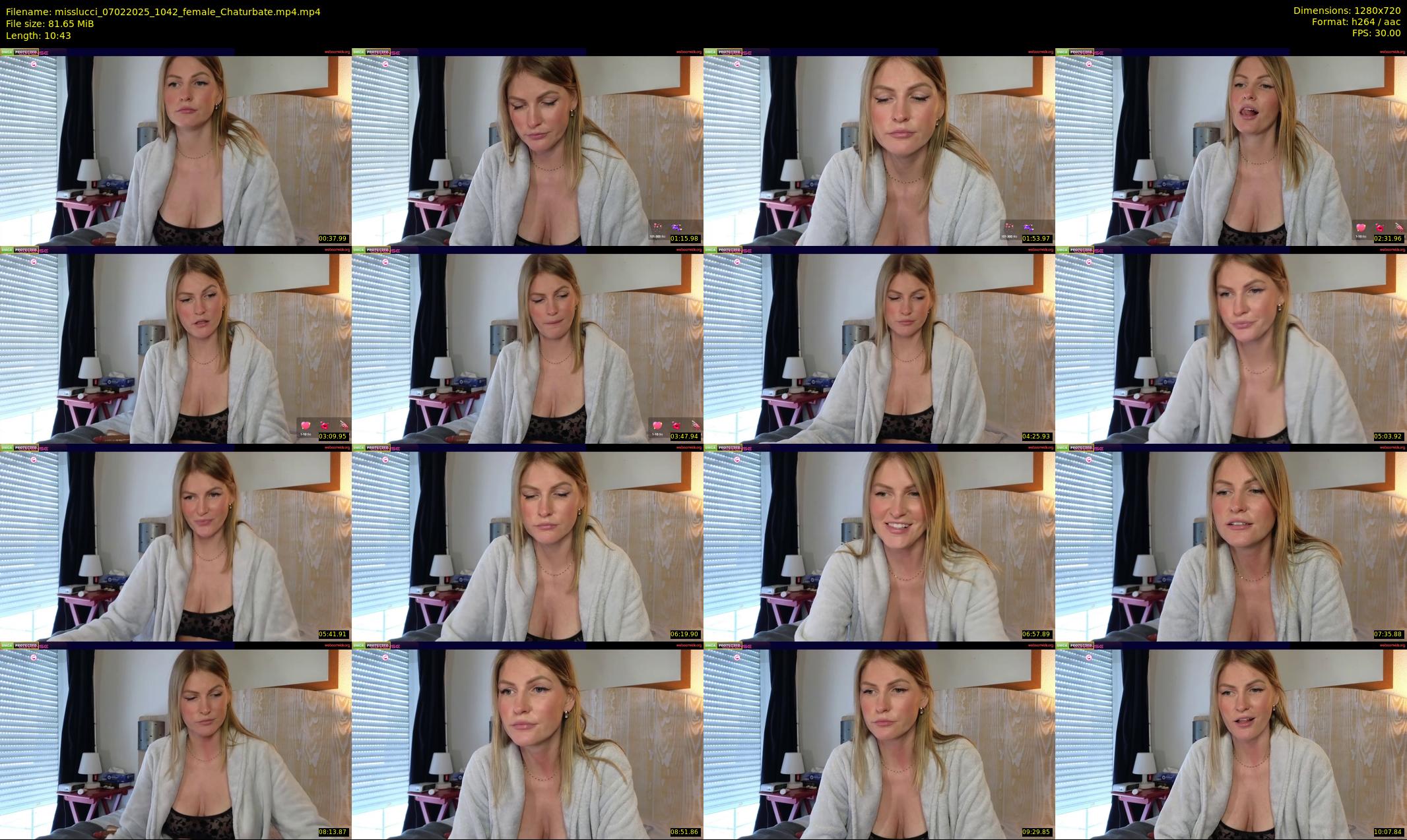 misslucci — 11 minute Chaturbate female cam show recording, 720p, Feb 7, 2025