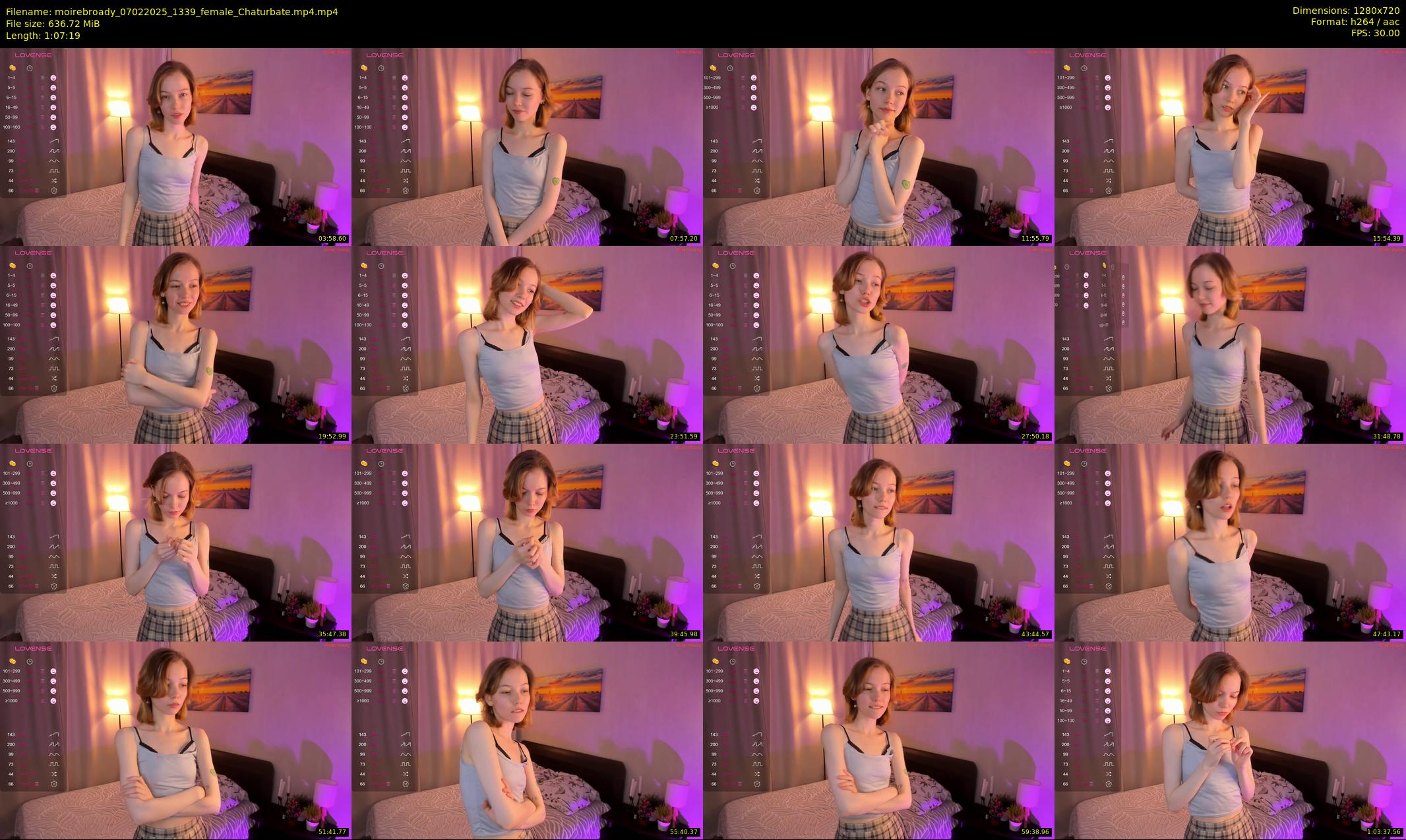 moirebroady — 68 minute Chaturbate female cam show recording, 720p, Feb 7, 2025