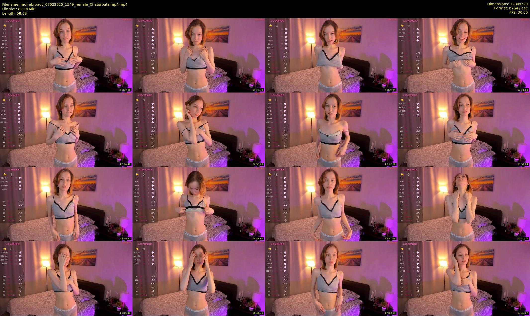 moirebroady — 9 minute Chaturbate female cam show recording, 720p, Feb 7, 2025