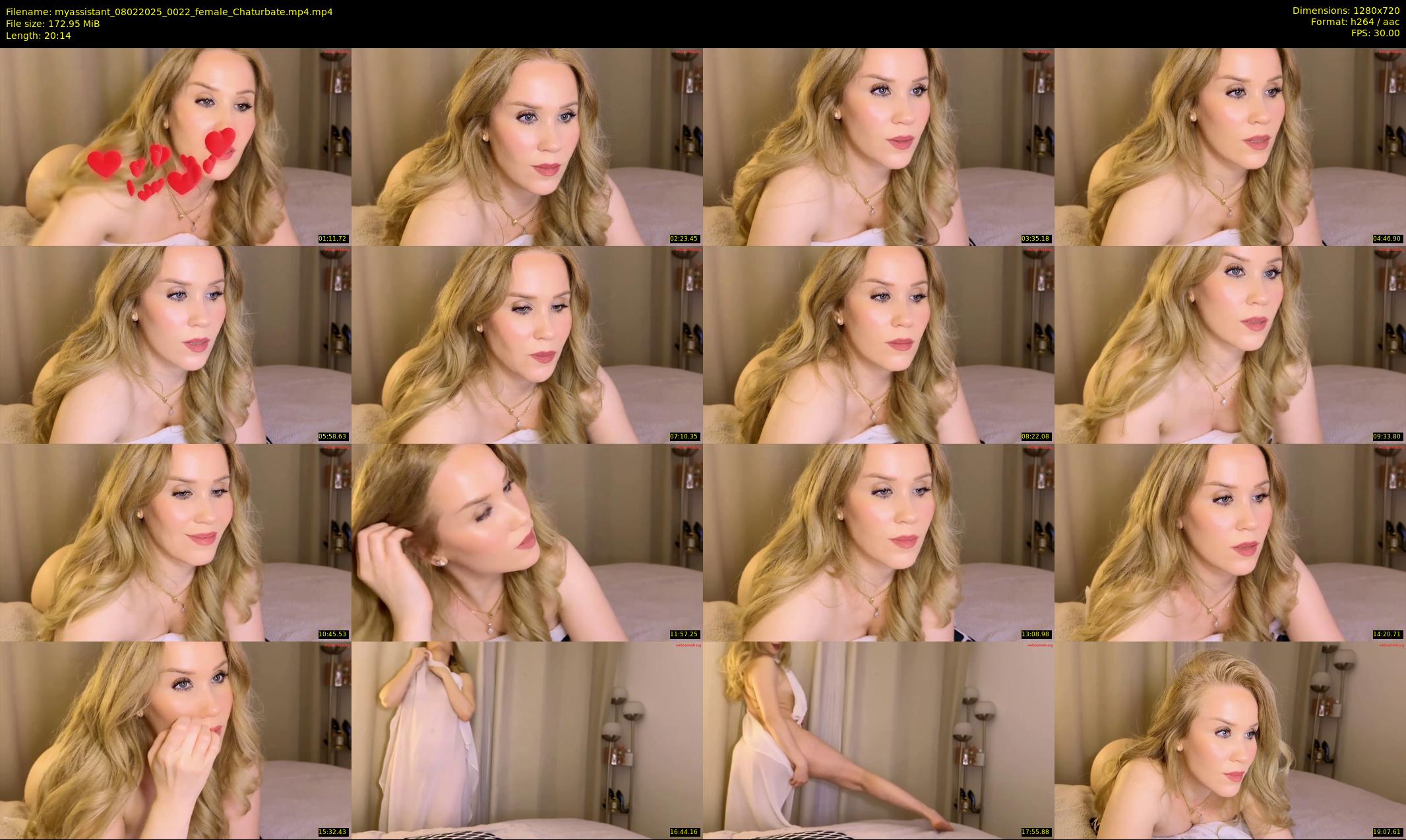 myassistant — 21 minute Chaturbate female cam show recording, 720p, Feb 8, 2025