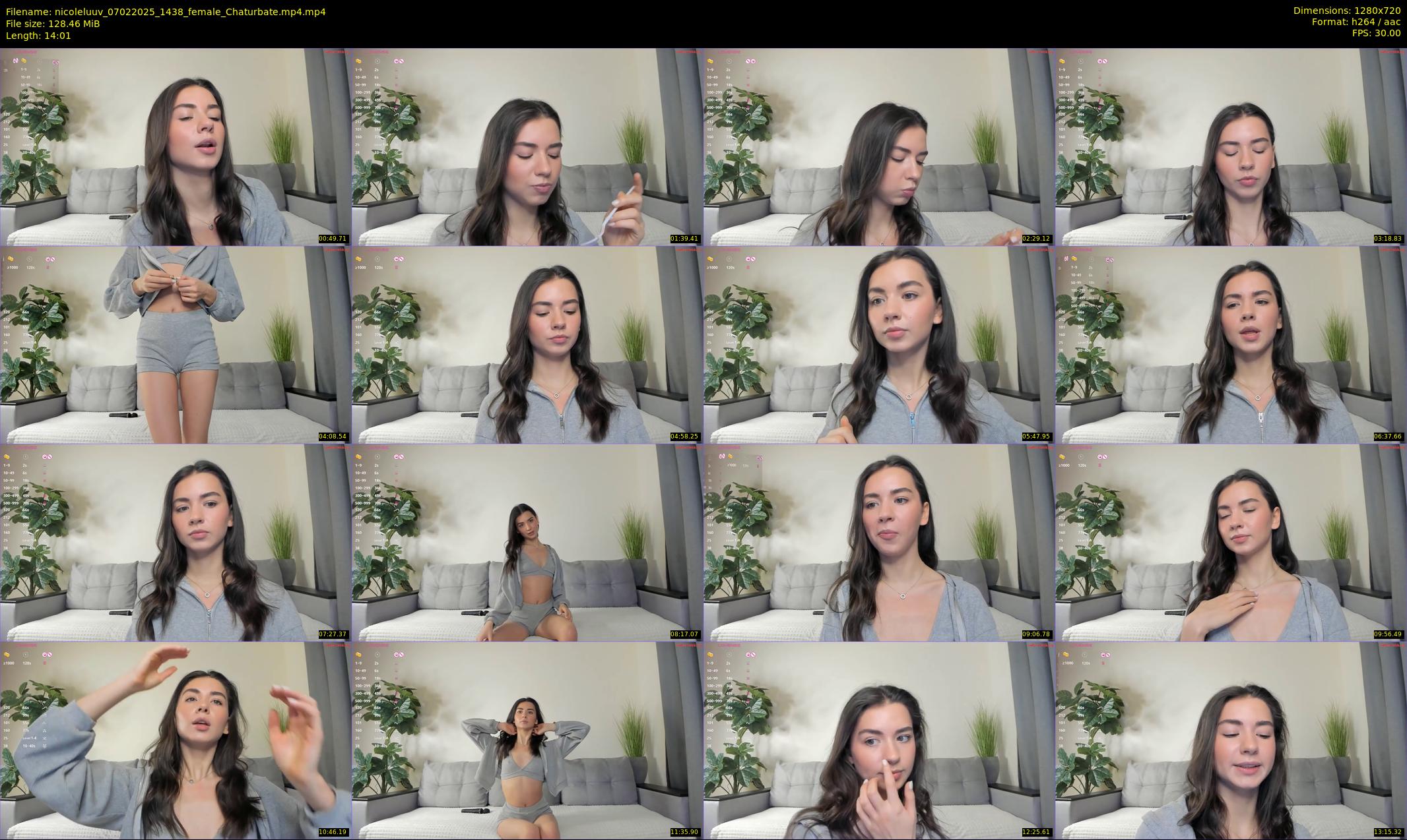 nicoleluuv — 15 minute Chaturbate female cam show recording, 720p, Feb 7, 2025