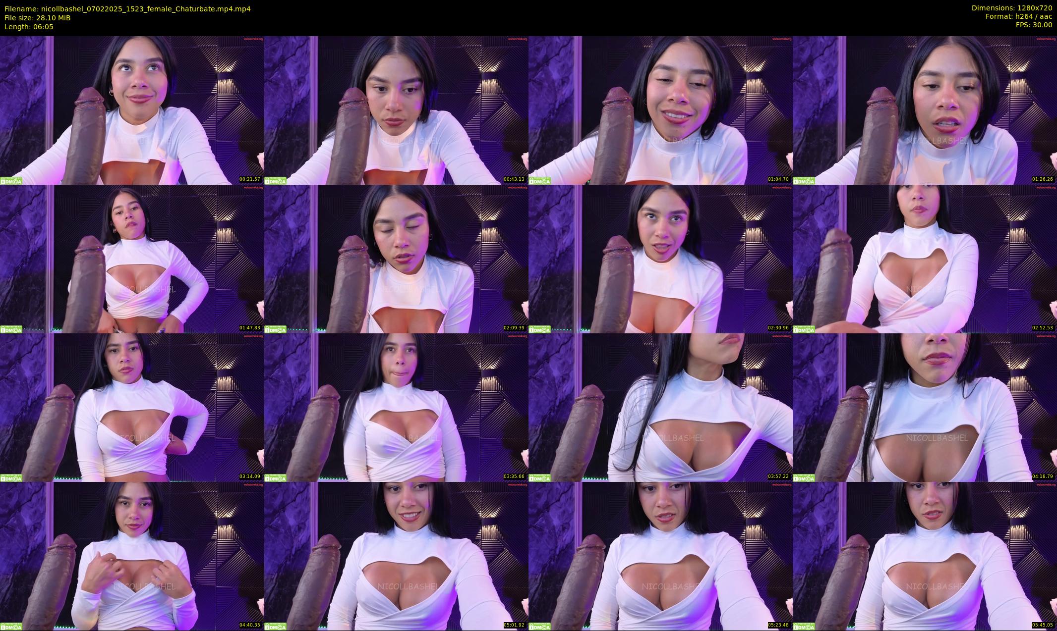 nicollbashel — 7 minute Chaturbate female cam show recording, 720p, Feb 7, 2025