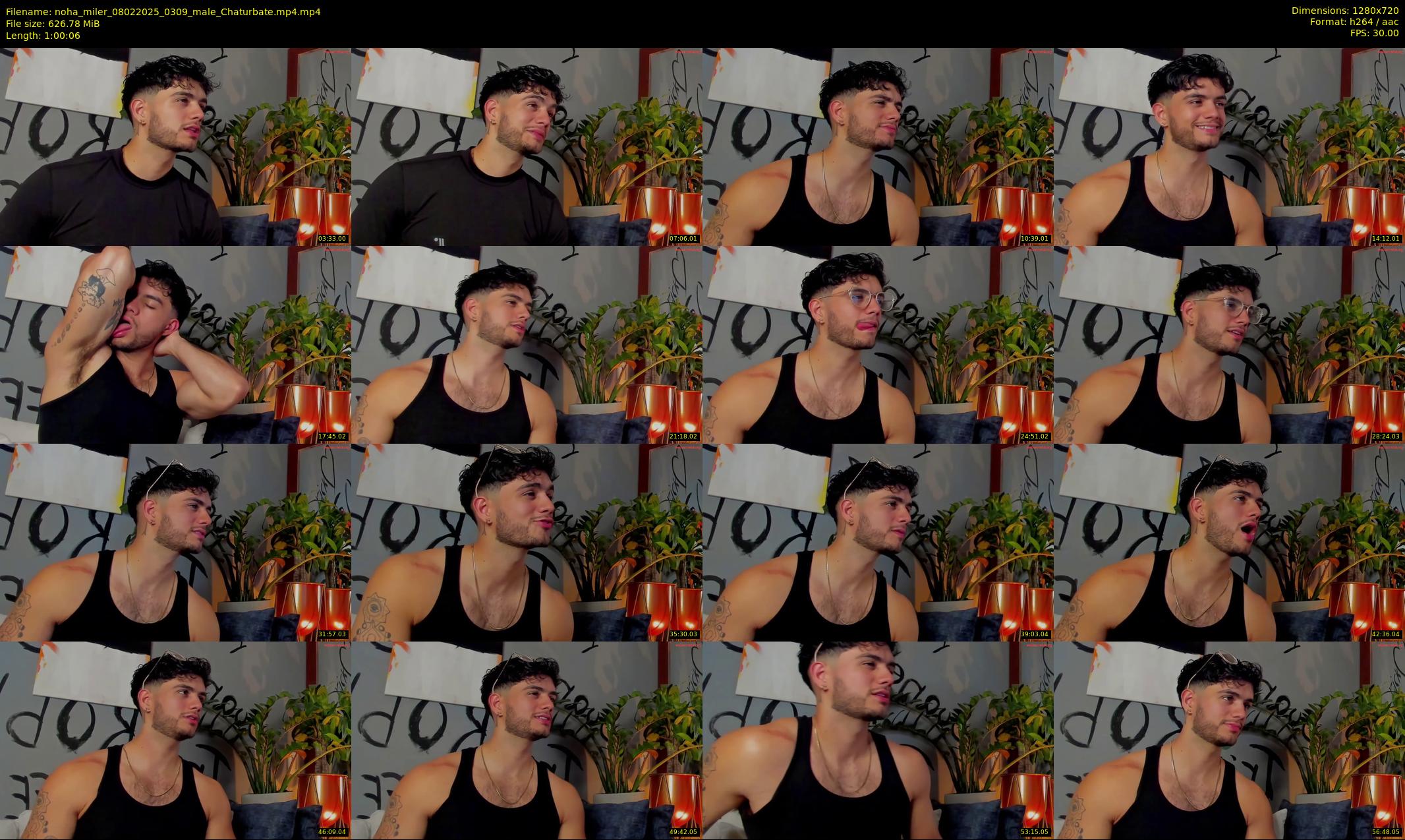 noha_miler — 61 minute Chaturbate male cam show recording, 720p, Feb 8, 2025